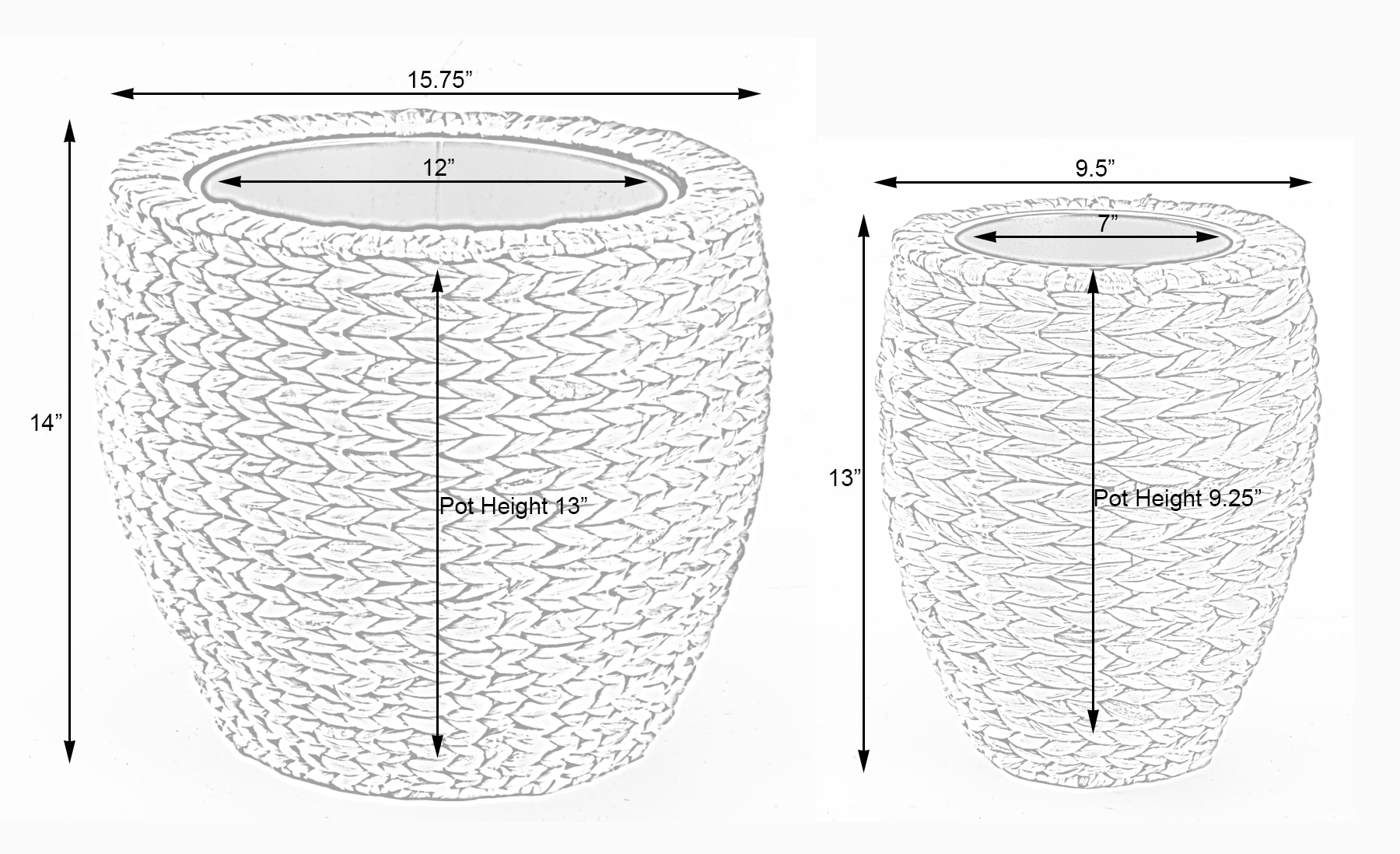 Wickerwise QI003547.2 Planter-Window-Box - View #6
