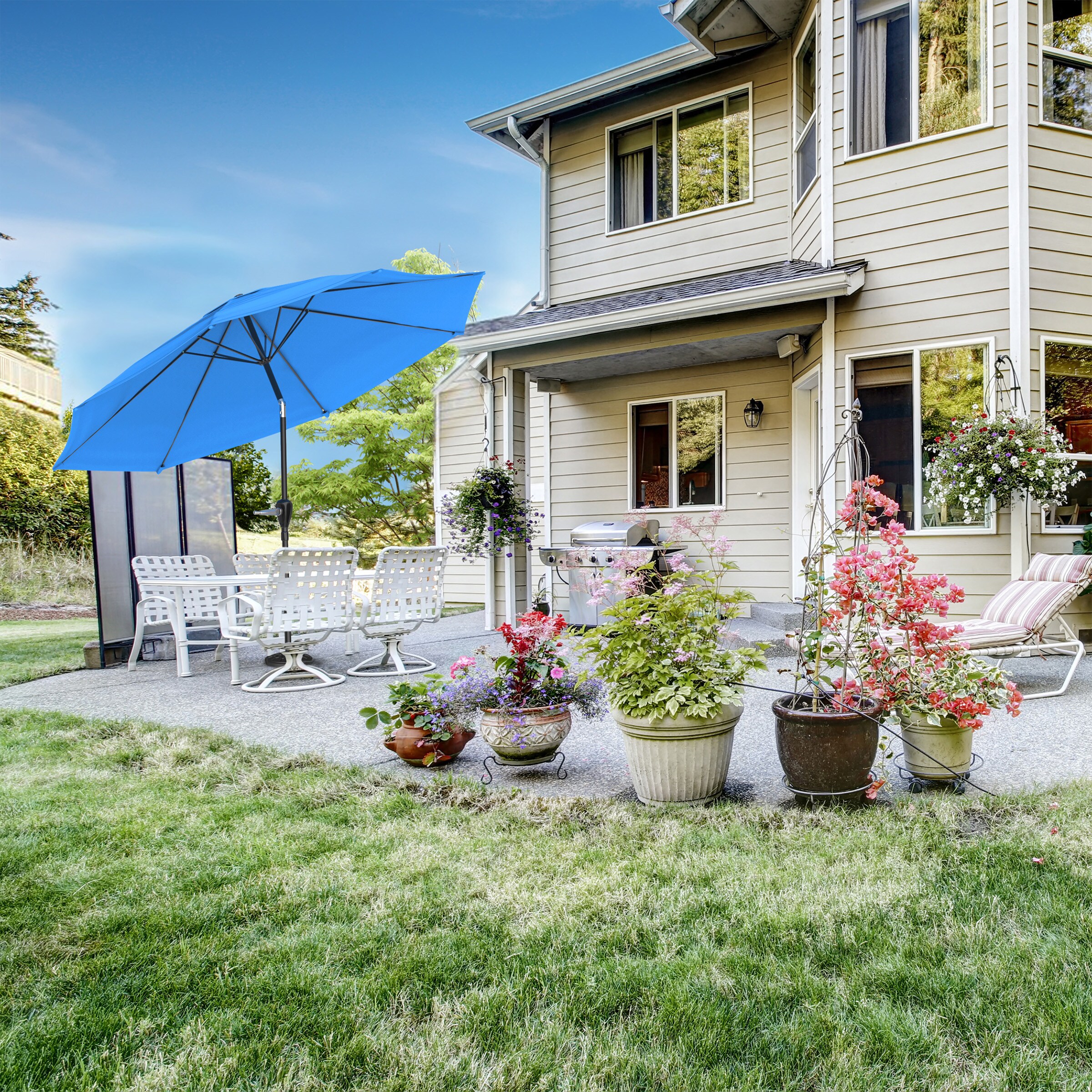 Pure Garden 50-LG1035B Umbrellas-2 - View #10
