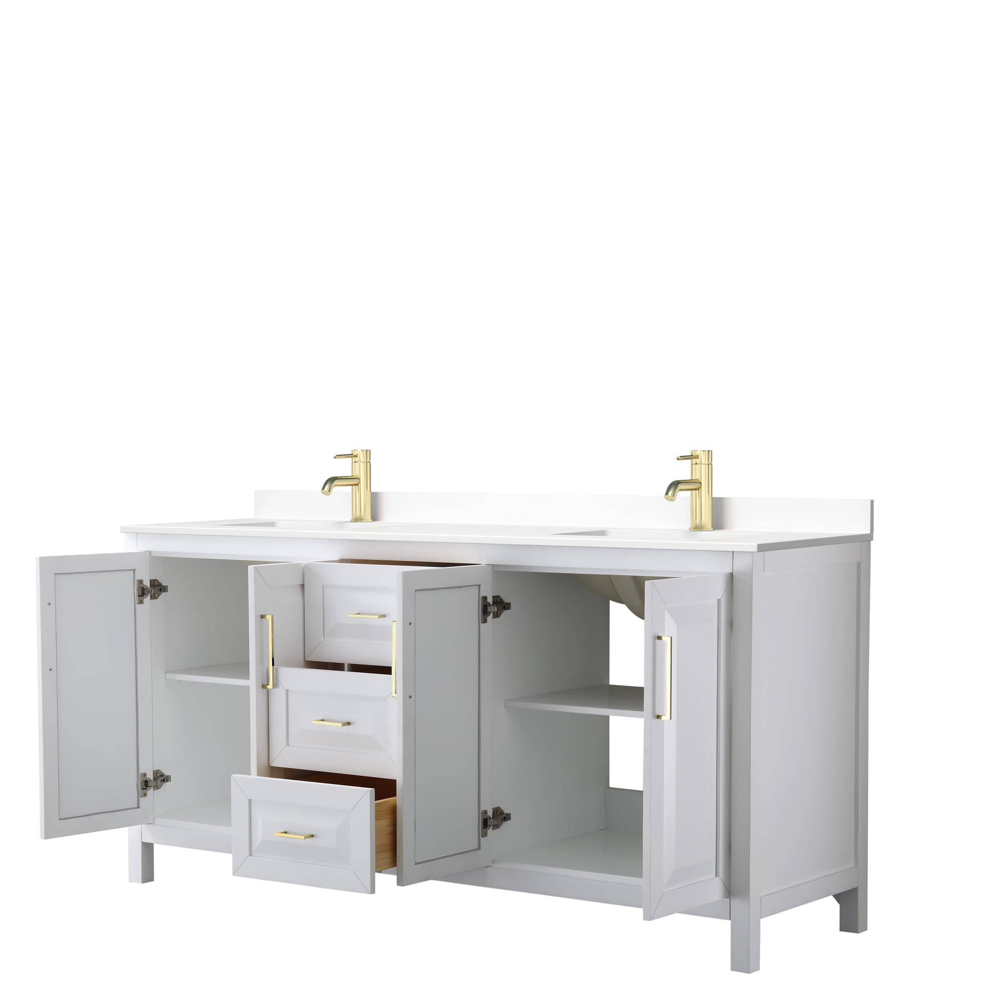 Wyndham Collection WCV252572DWGWCUNSMXX Bath-Vanity-Combo - View #2