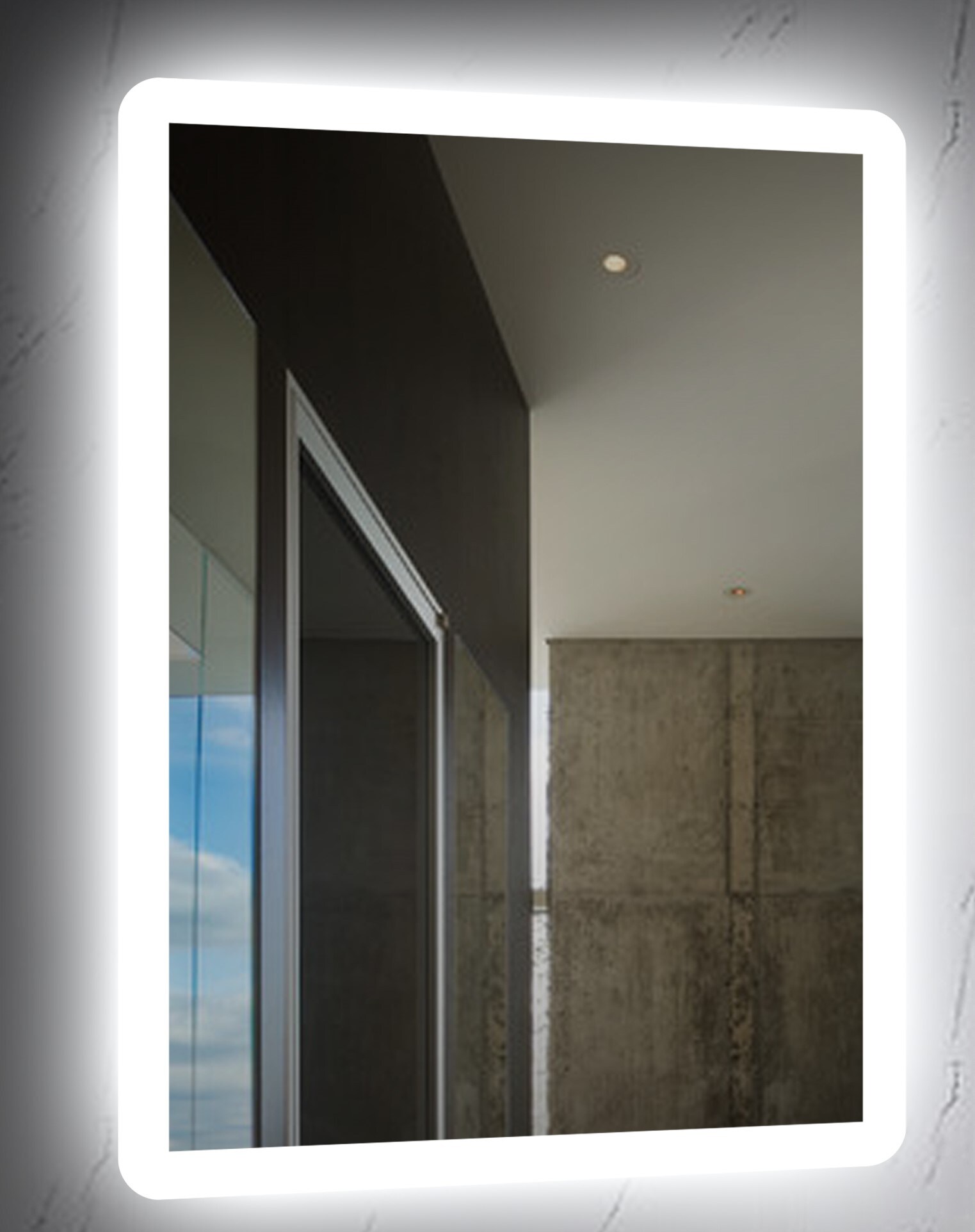 lighted IMPRESSIONS LI8349 Framed-Bath-Mirrors - View #5