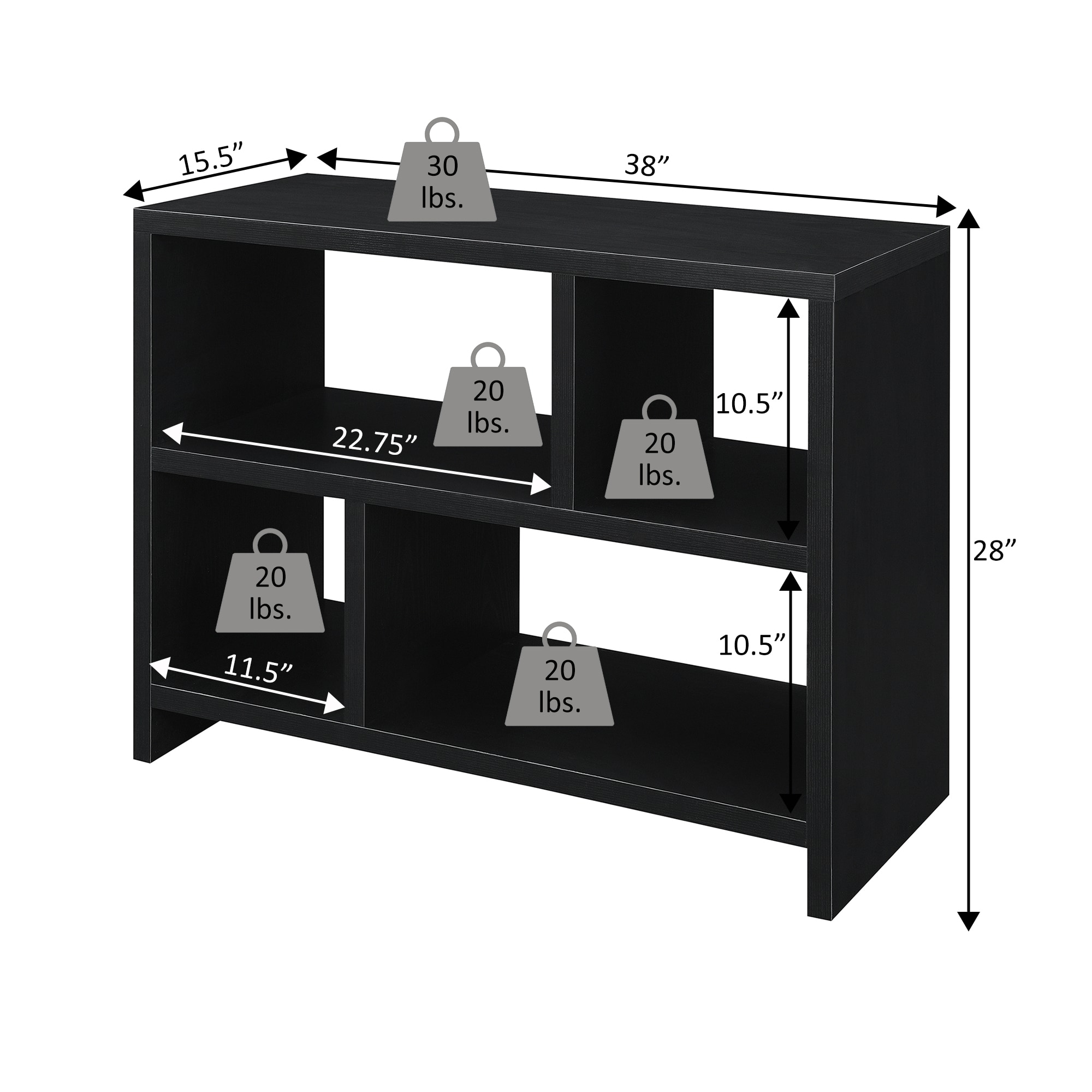 Convenience Concepts 111085W Console-Sofa-Tables - View #4