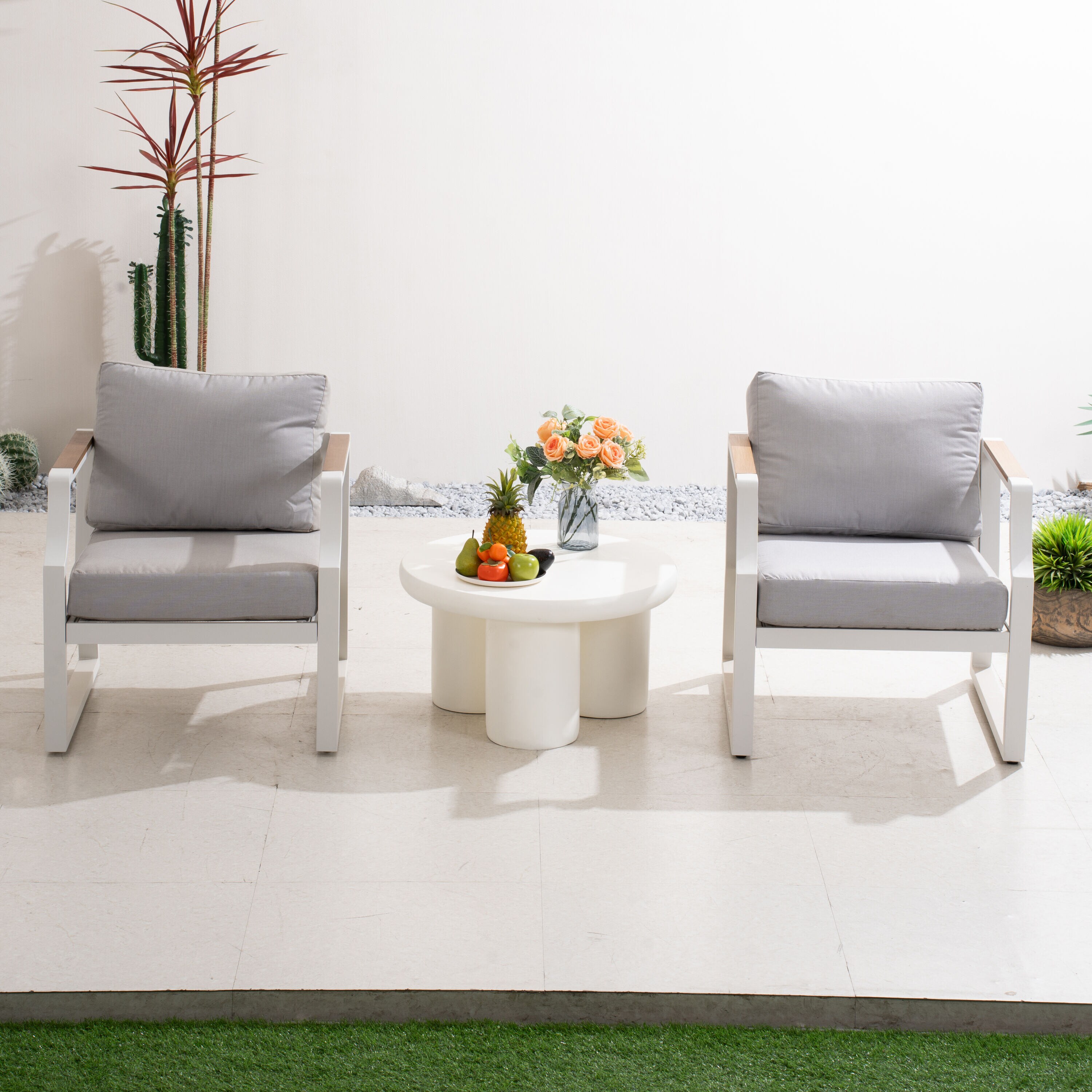 Direct Wicker DWS-2101SCW&154TABE Patio-Conversation-Sets - View #3