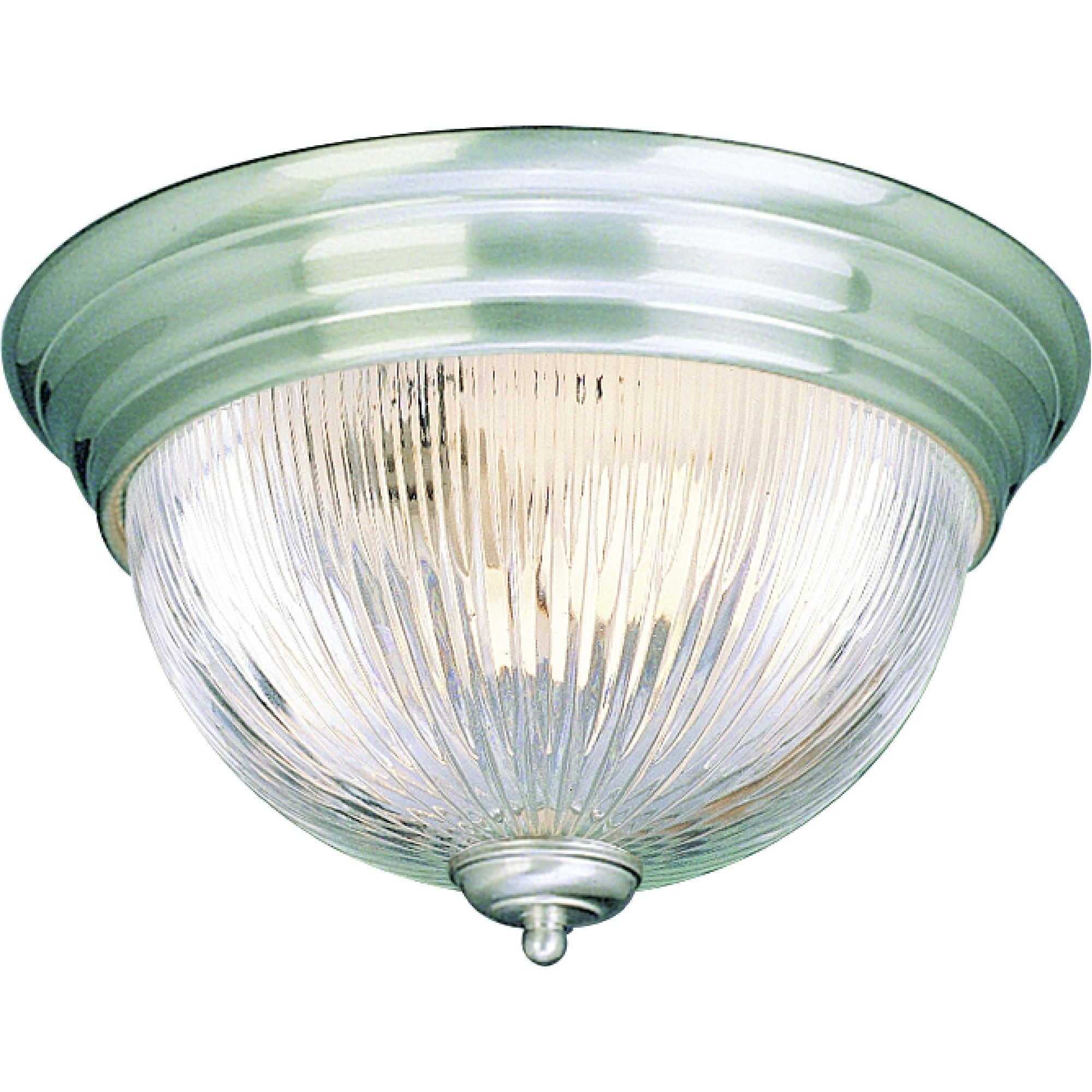 Volume Lighting V7212-33 2 -Light 13-in Brushed Nickel Flush Mount Light