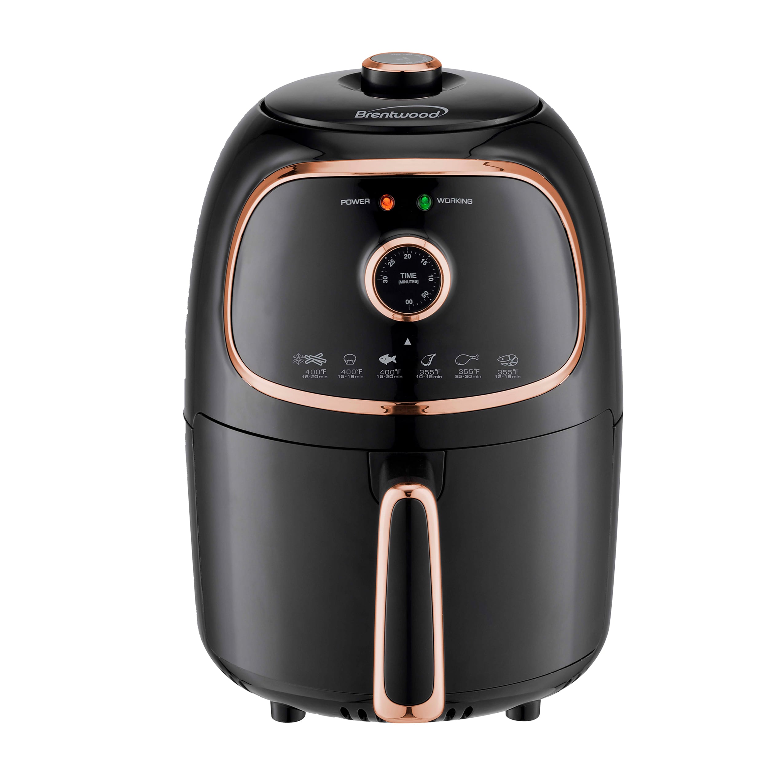 magic bullet Black 2.5-qt Air Fryer with Removable Fry Basket and