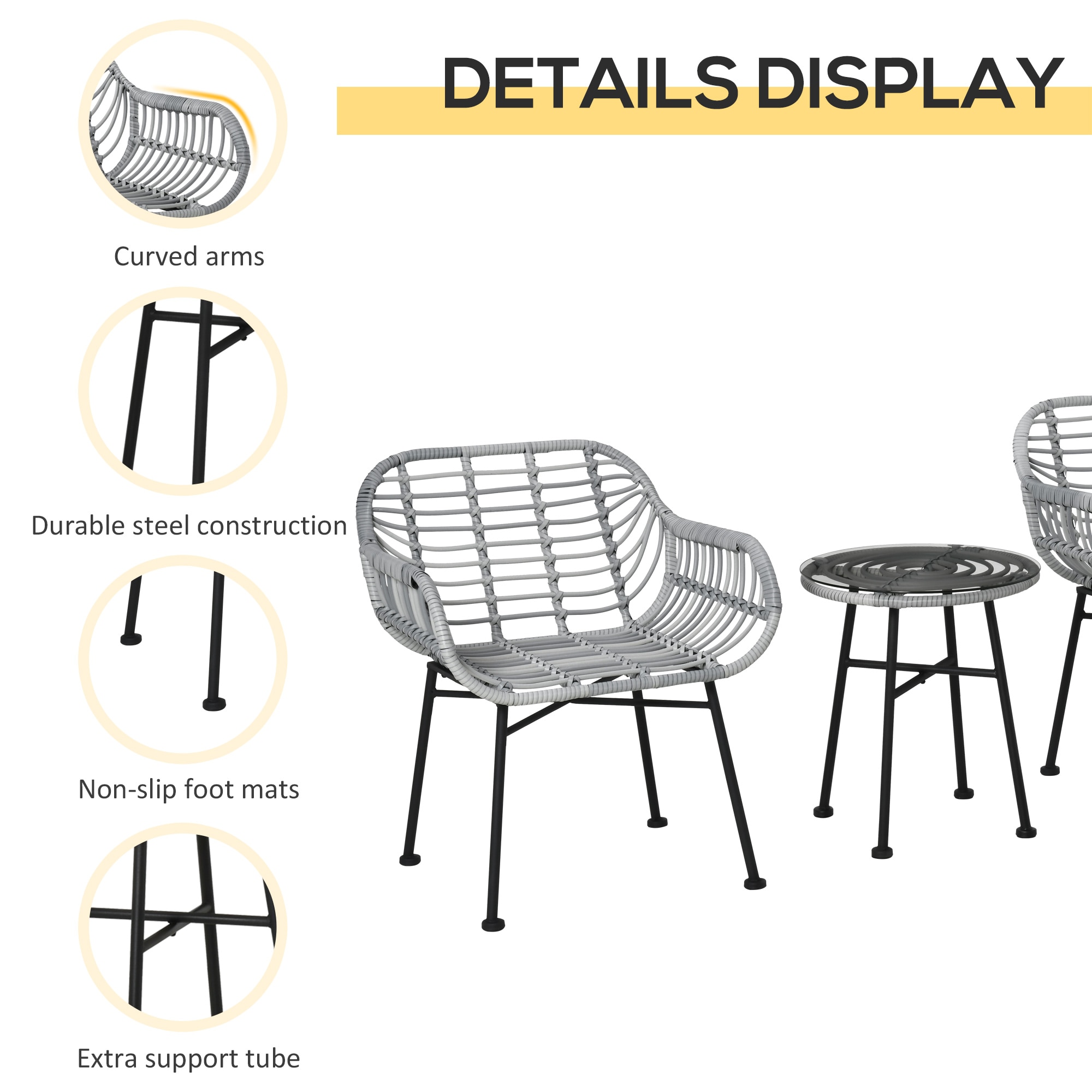 CESICIA WOF-TSC-15 Patio-Chairs - View #3