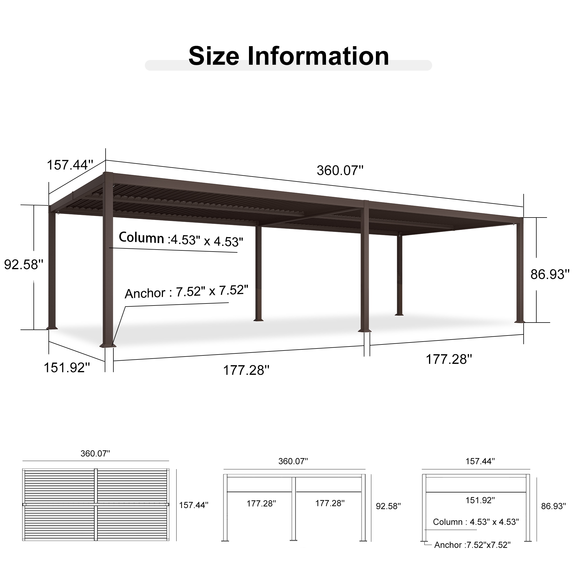 PURPLE LEAF LS03KSBY1330-DP9 Pergolas-2 - View #2