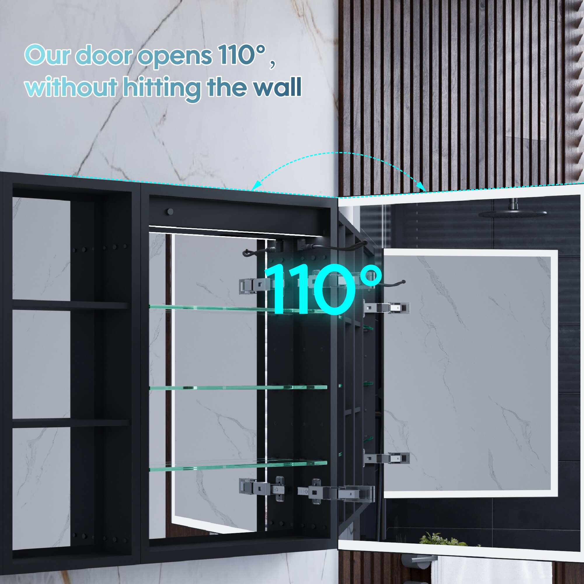 WELLFOR W12MCL2030LR-2MC Bathroom-Medicine-Cabinets - View #16