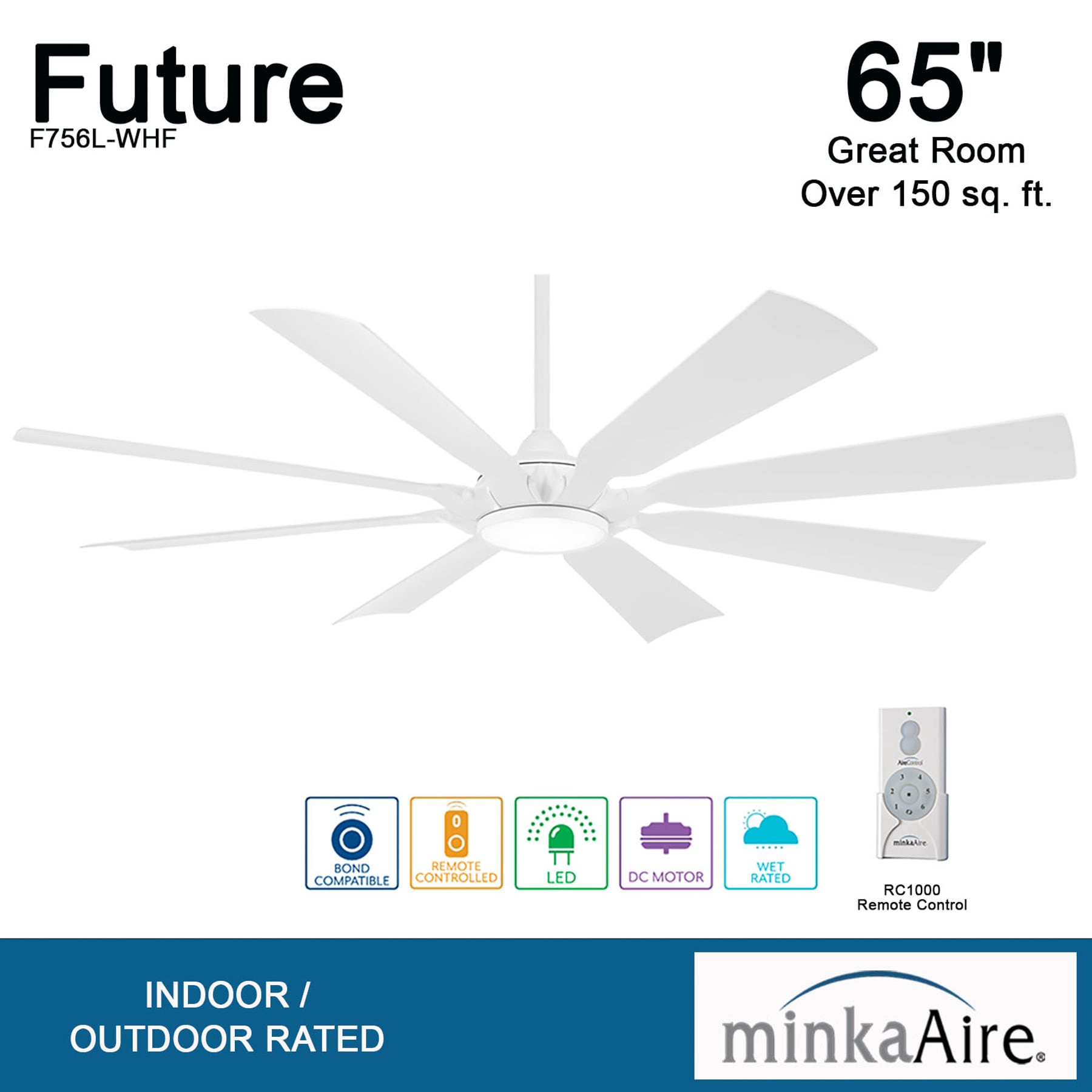 Minka Aire F756L-WHF Ceiling-Fans - View #5