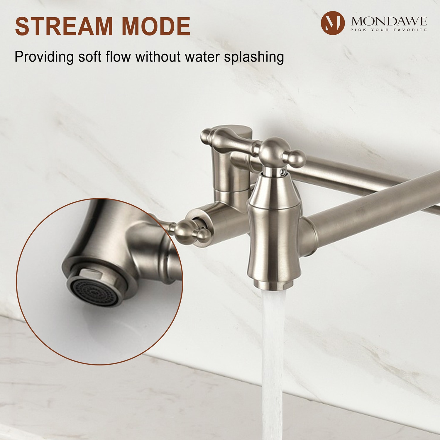 Mondawe SQ-KF010BN Kitchen-Faucets - View #5