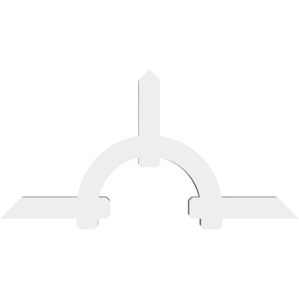 Ekena Millwork GBP084X42X0606ERI00 Exterior-Brackets-Braces - View #2