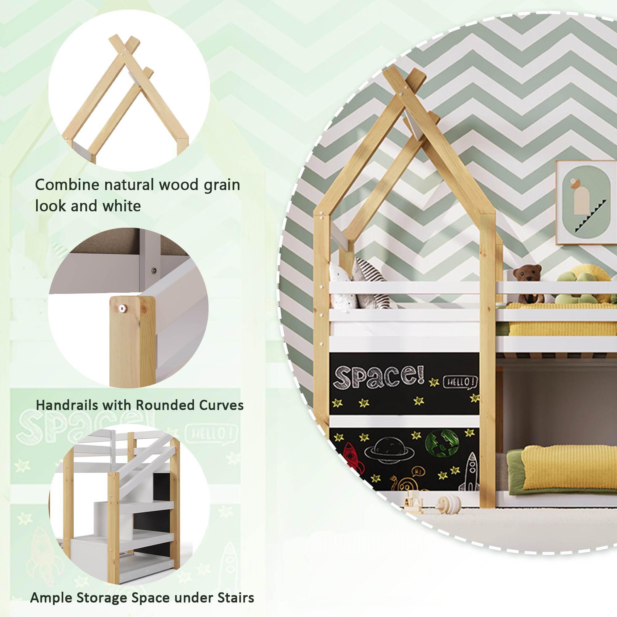 SINOFURN SYC470003WT Bunk-Beds - View #16