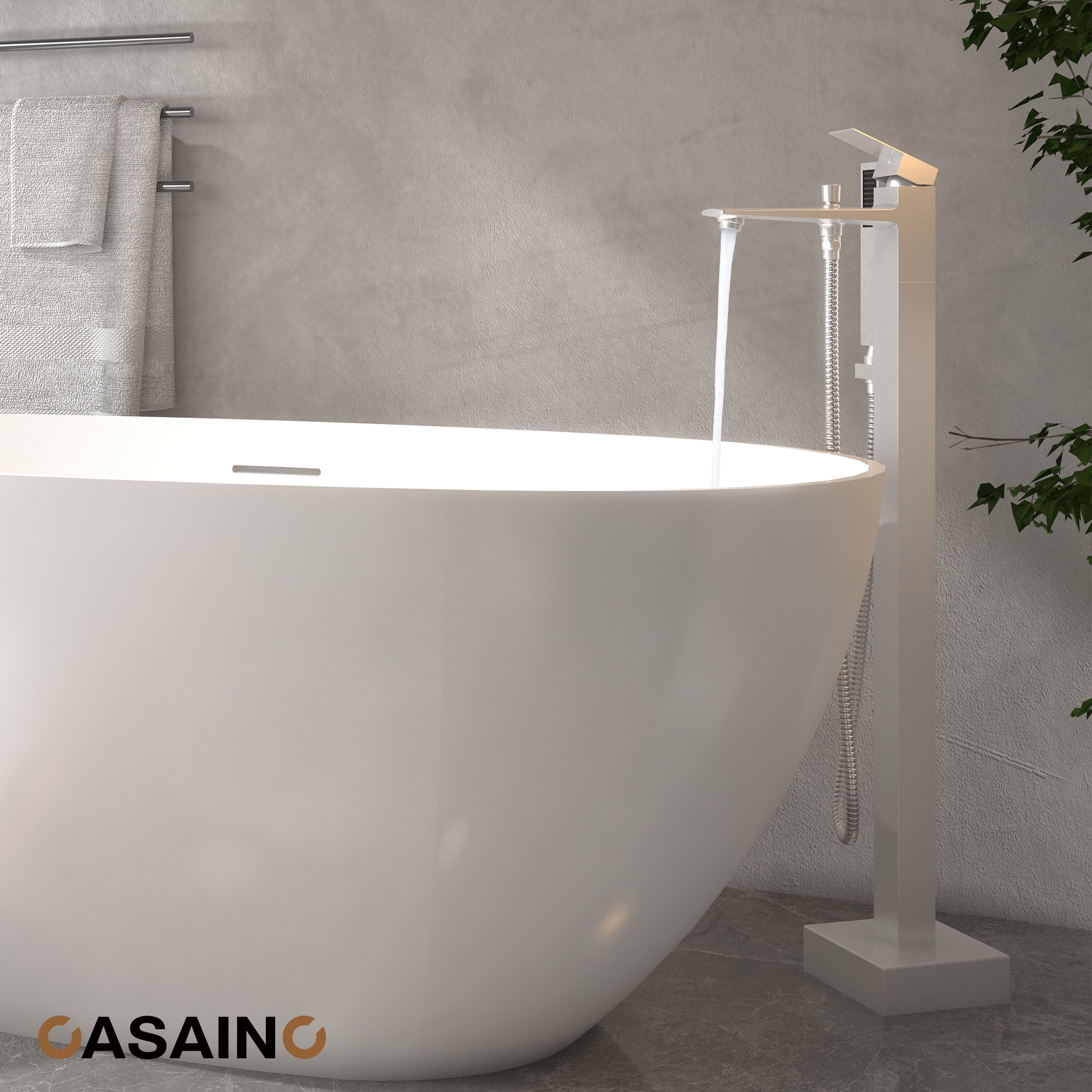 CASAINC KCLT0055-BN Roman-Tub-Faucets - View #3