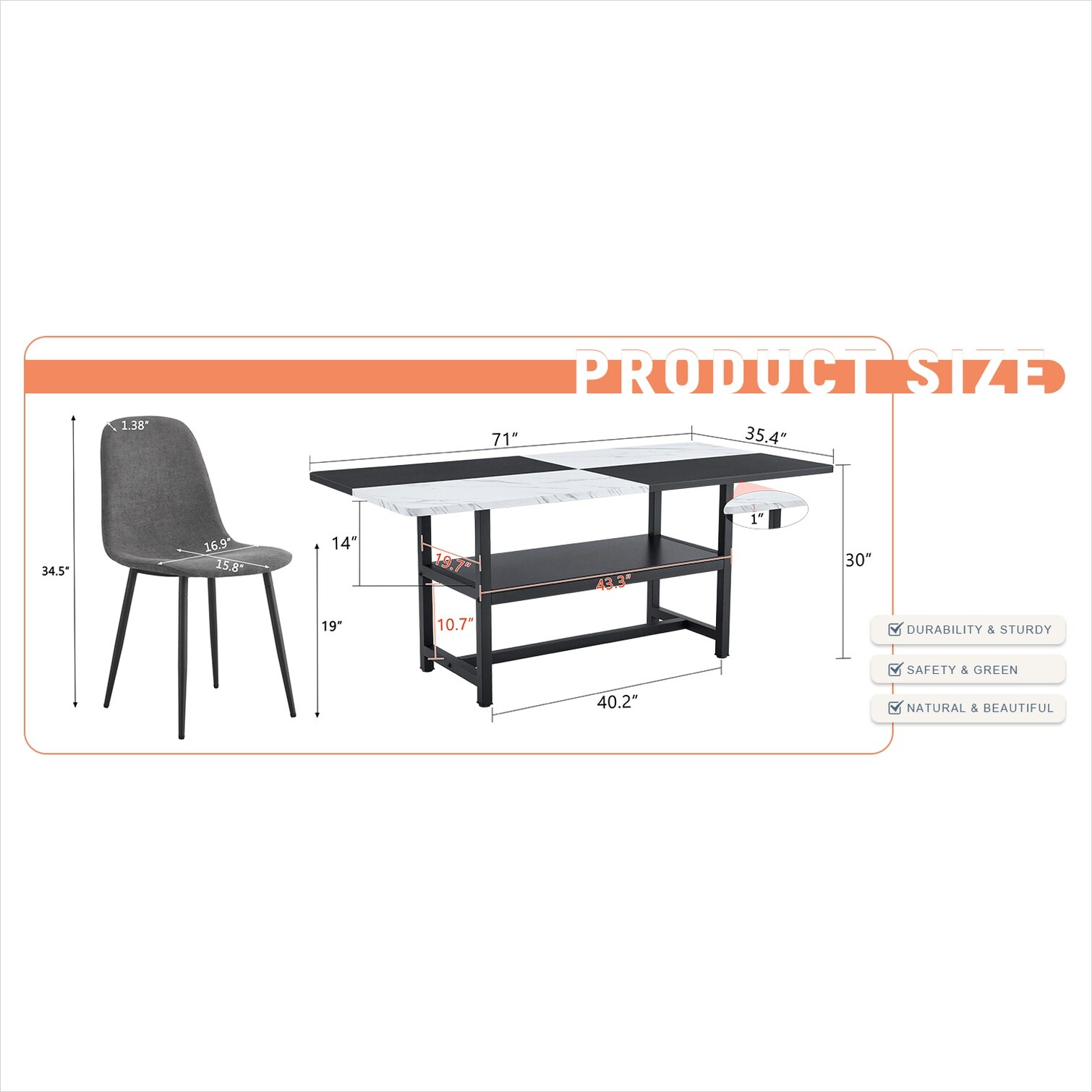 SunJet X89EKR5X8KV0 Dining-Sets - View #15