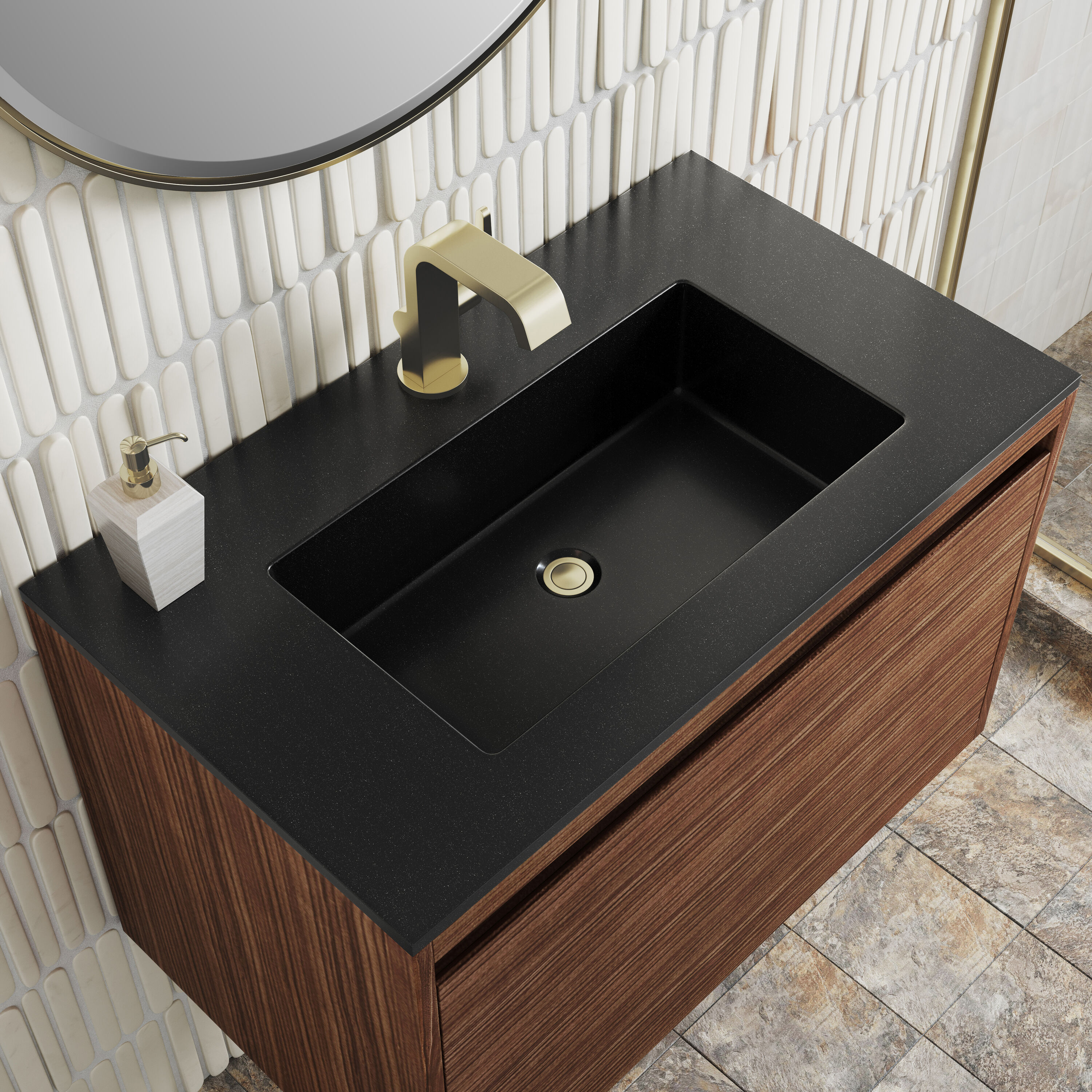 James Martin Vanities 805-V31.5-W-CB-CH Bath-Vanity-Combo - View #6