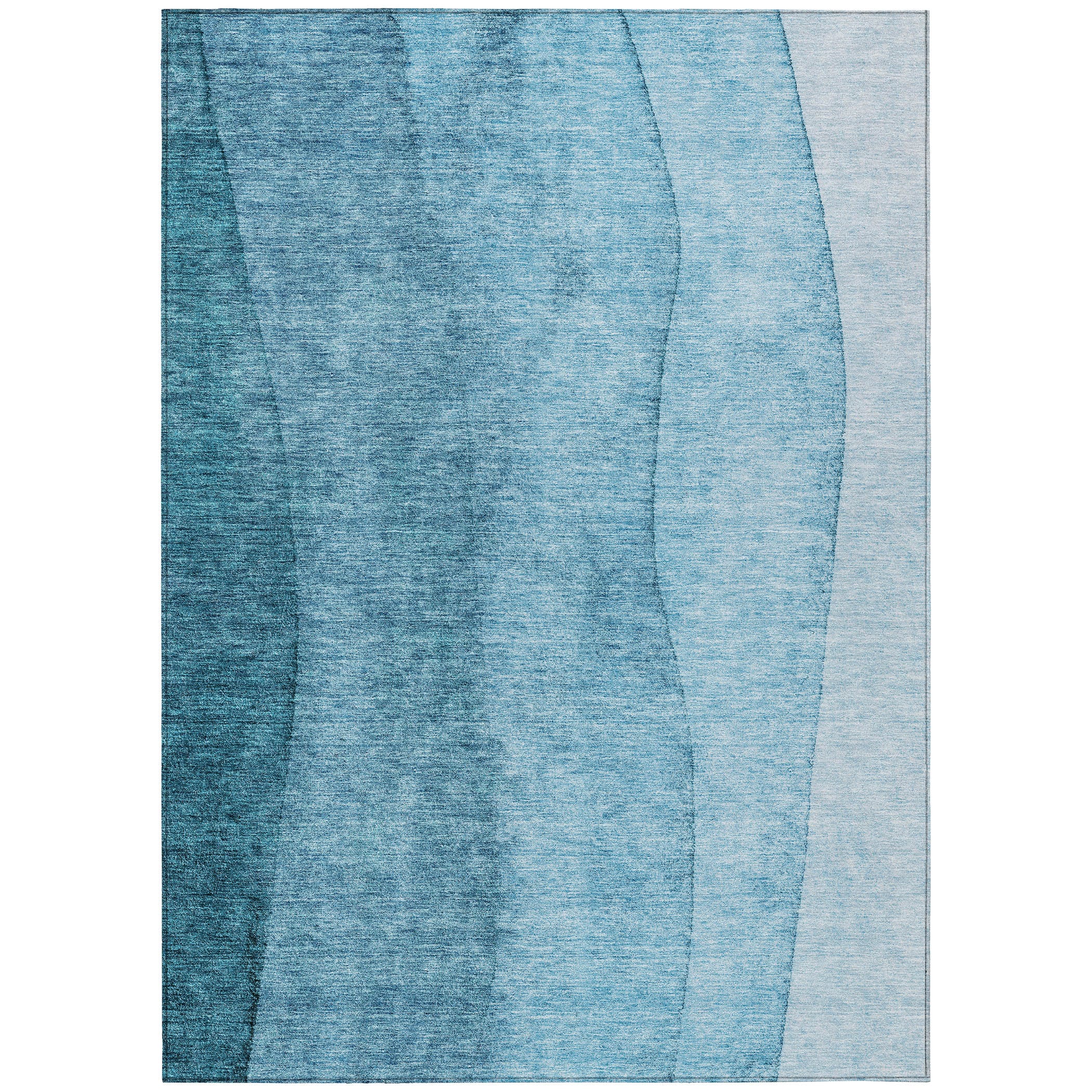 Addison Rugs ACN690TE9X12 Chantille ACN690TE 9 x 12 (ft) Polyester Teal Rectangular Indoor/Outdoor Geometric Machine washable Area rug