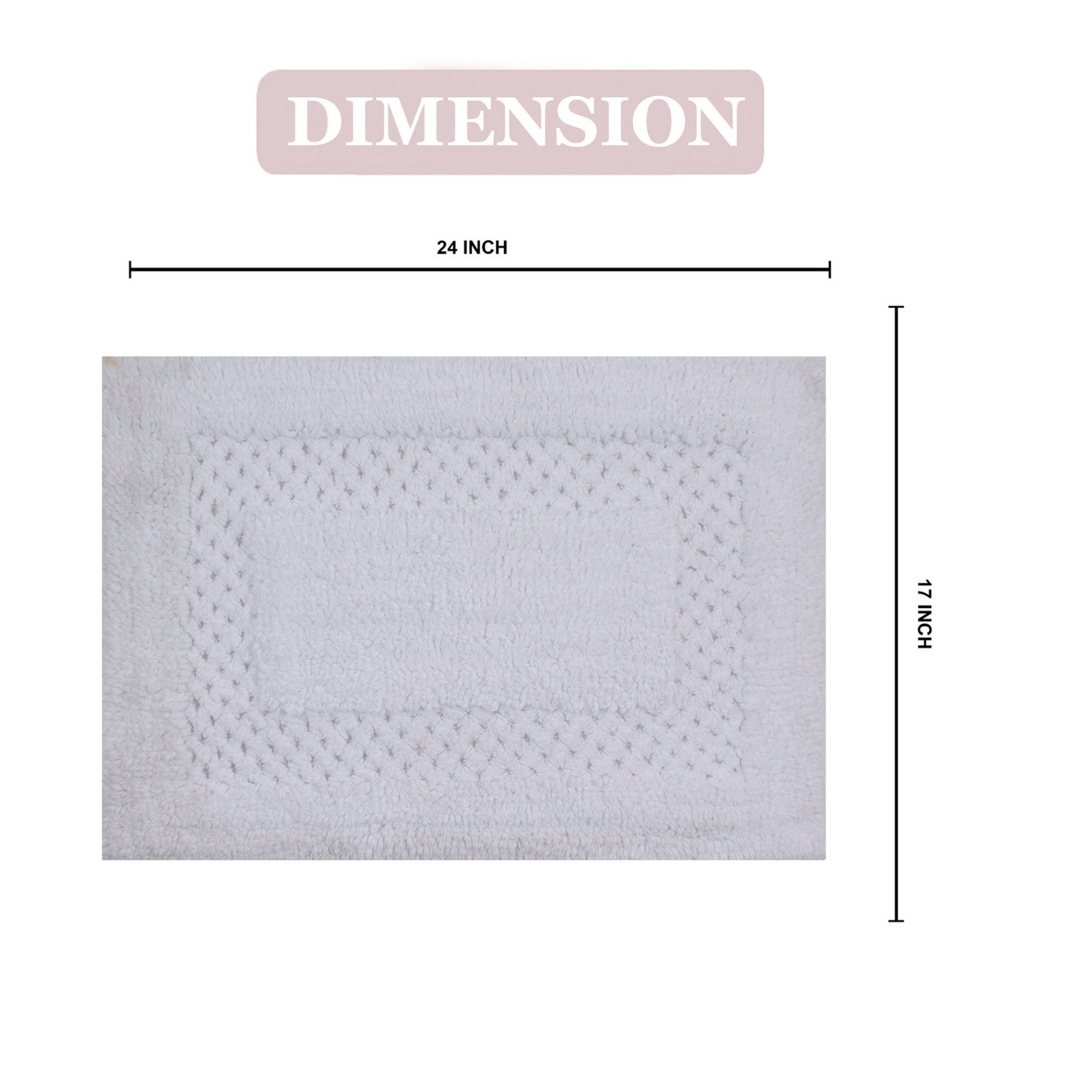 Home Weavers BCL1724WH Bath-Rugs - View #3