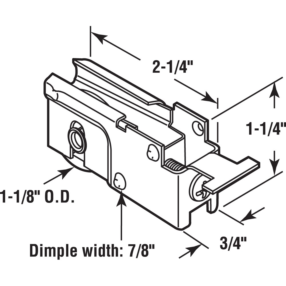 Prime-Line D 1523 Sliding-Patio-Door-Roller-Assemblies - View #2
