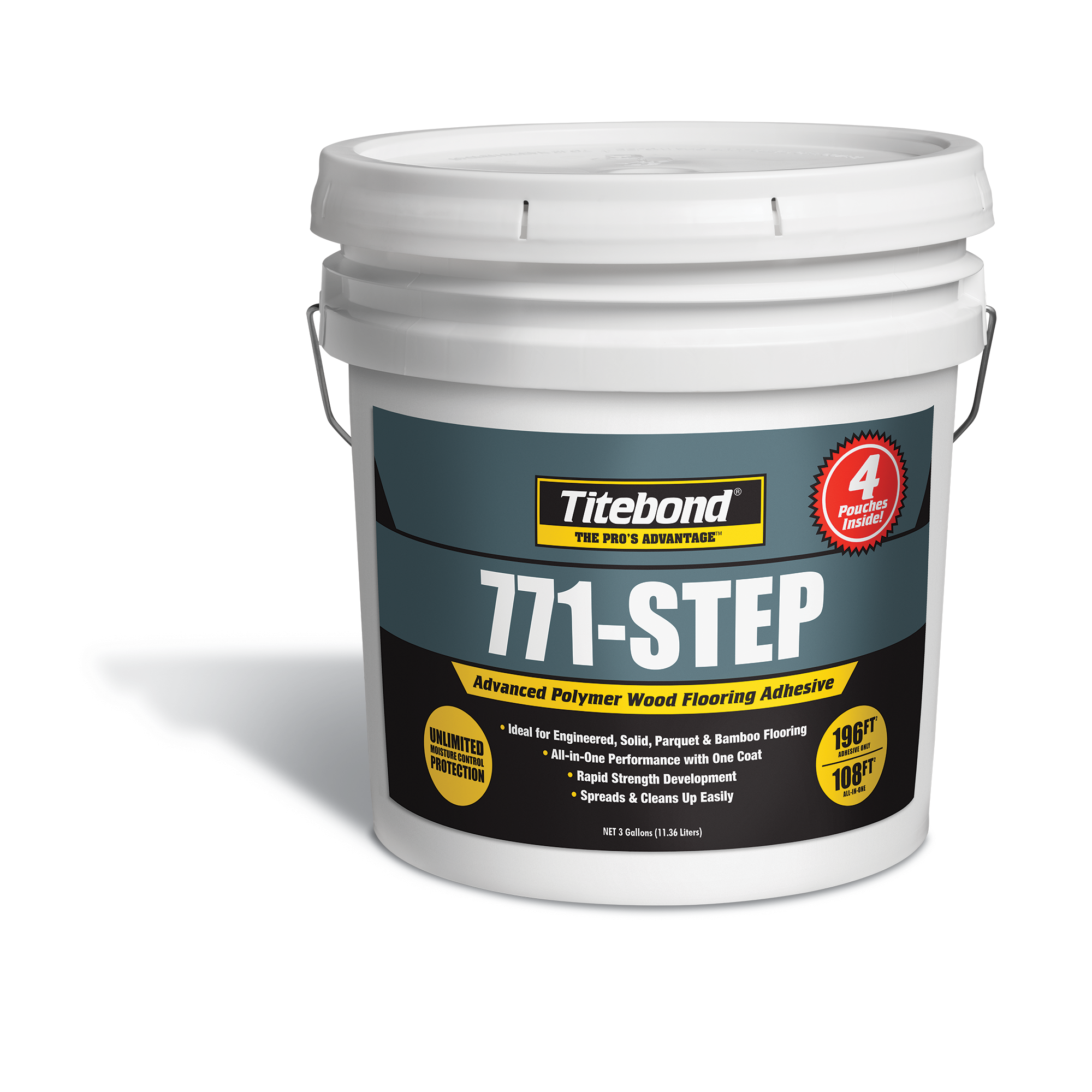 771-Step Titebond 98sq/ft Coverage Wood and Laminate Flooring Adhesive 