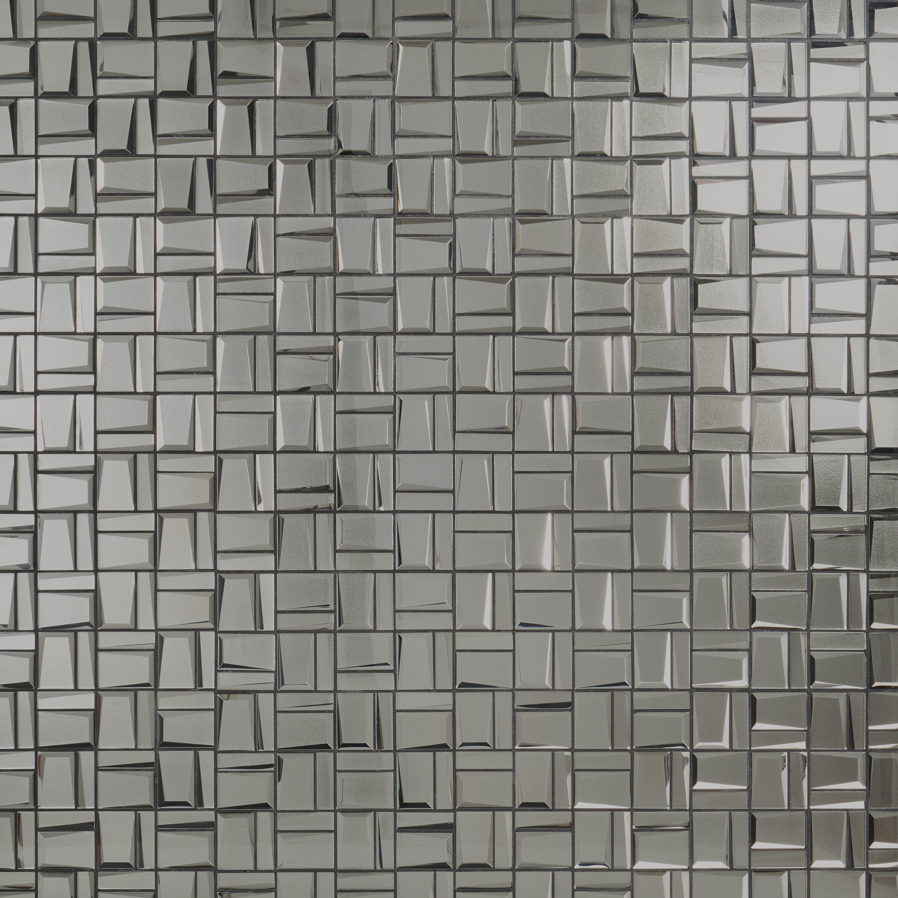 Revell 11" x 12" Glass Grid Mosaic Wall Tile (0.88 Sq. Ft. / Each)