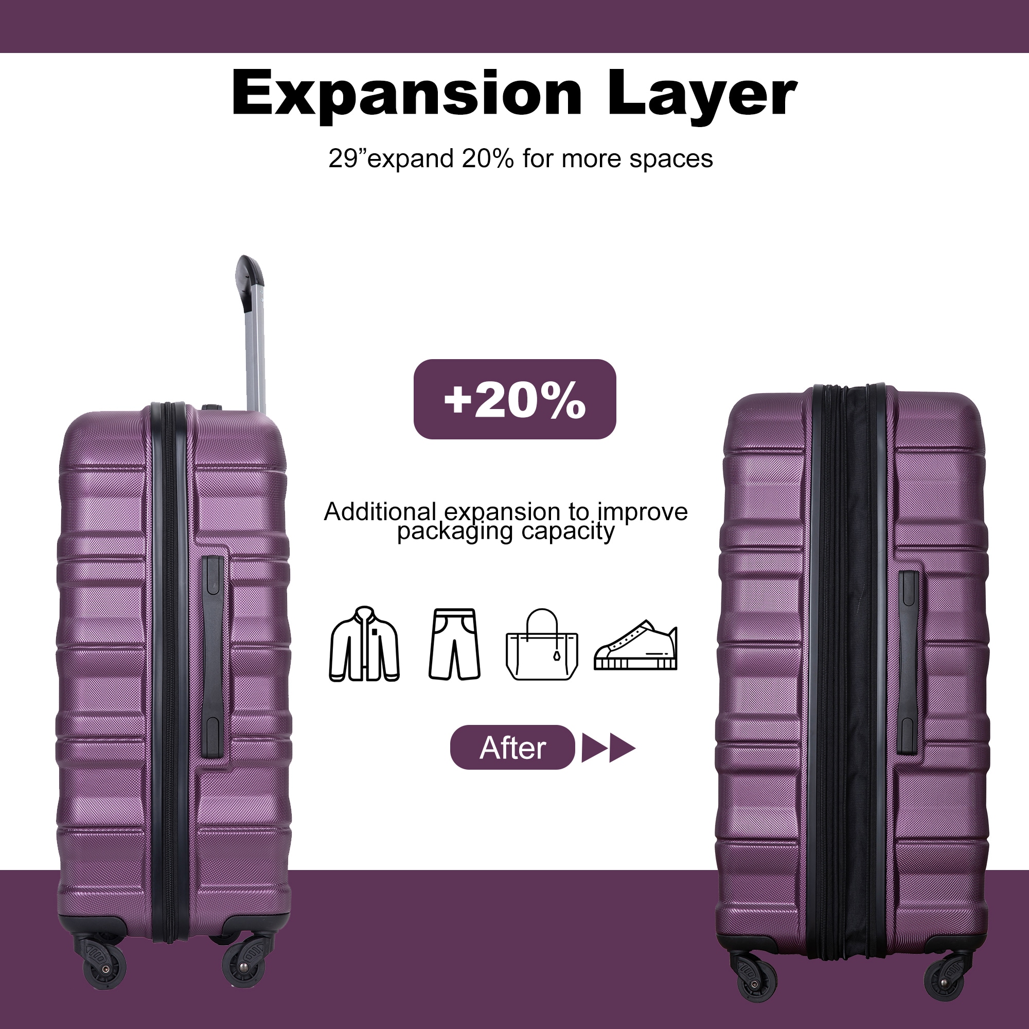 SINOFURN SYD9400023DP Luggage-And-Luggage-Sets - View #6