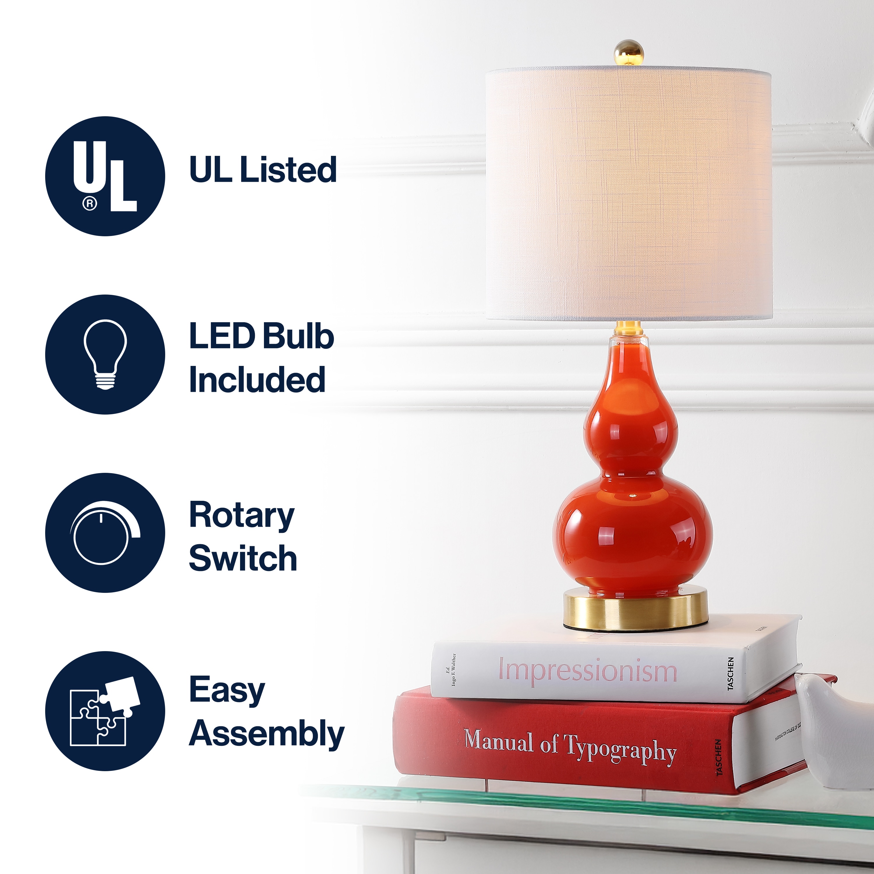 JONATHAN  Y JYL1028G Table-Lamps - View #3