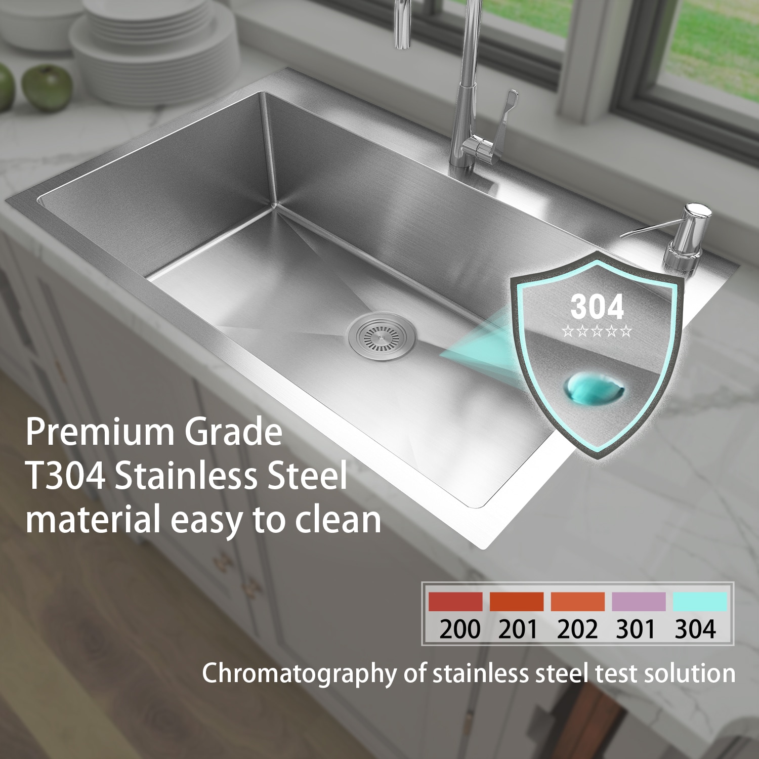 Sinber HT3322S Kitchen-Sinks - View #7