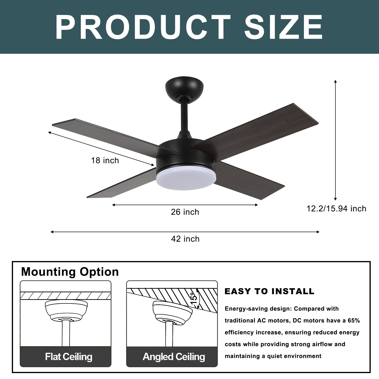 Flynama J-V-57406 Ceiling-Fans - View #3