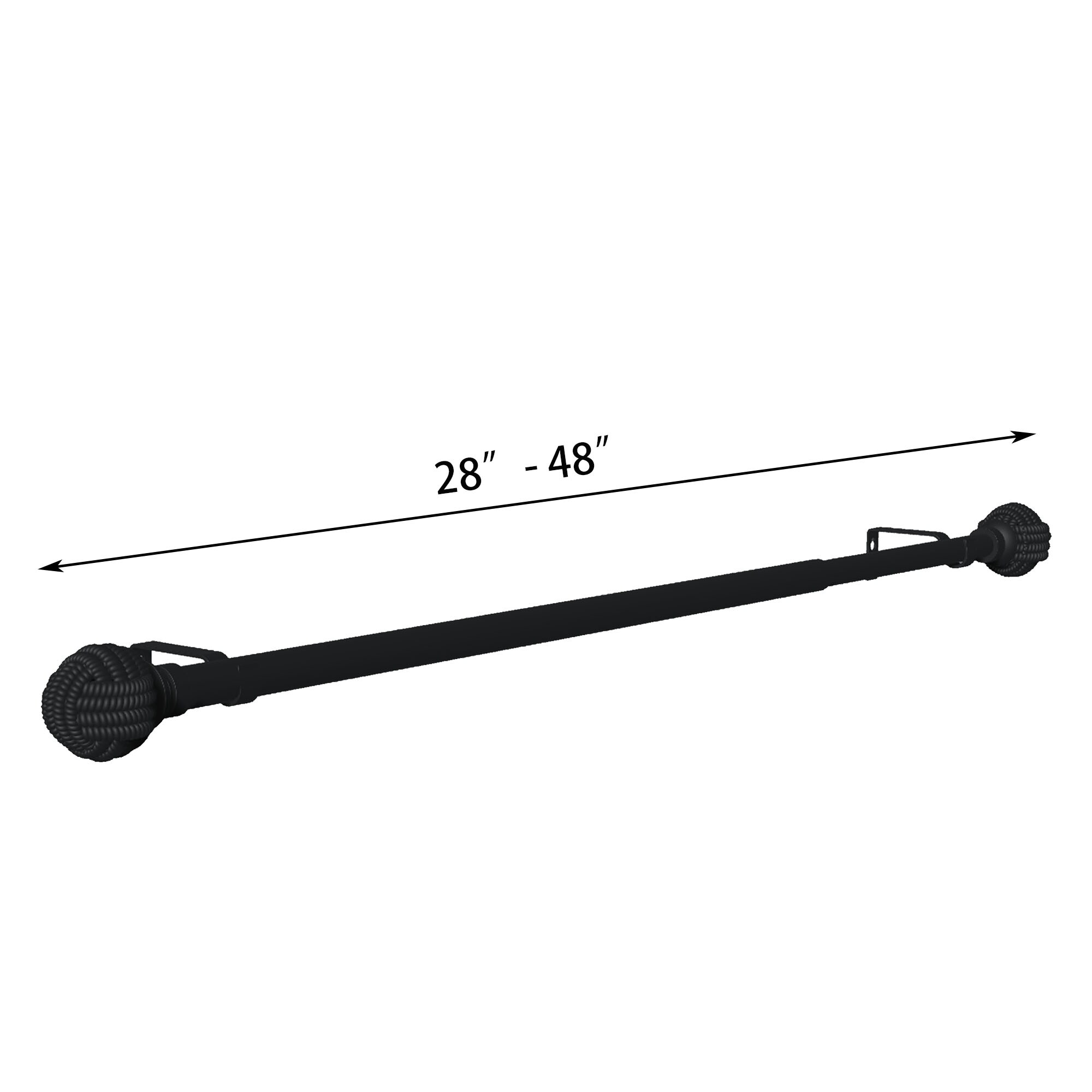 ACROMA 80028BK Curtain-Rods - View #6