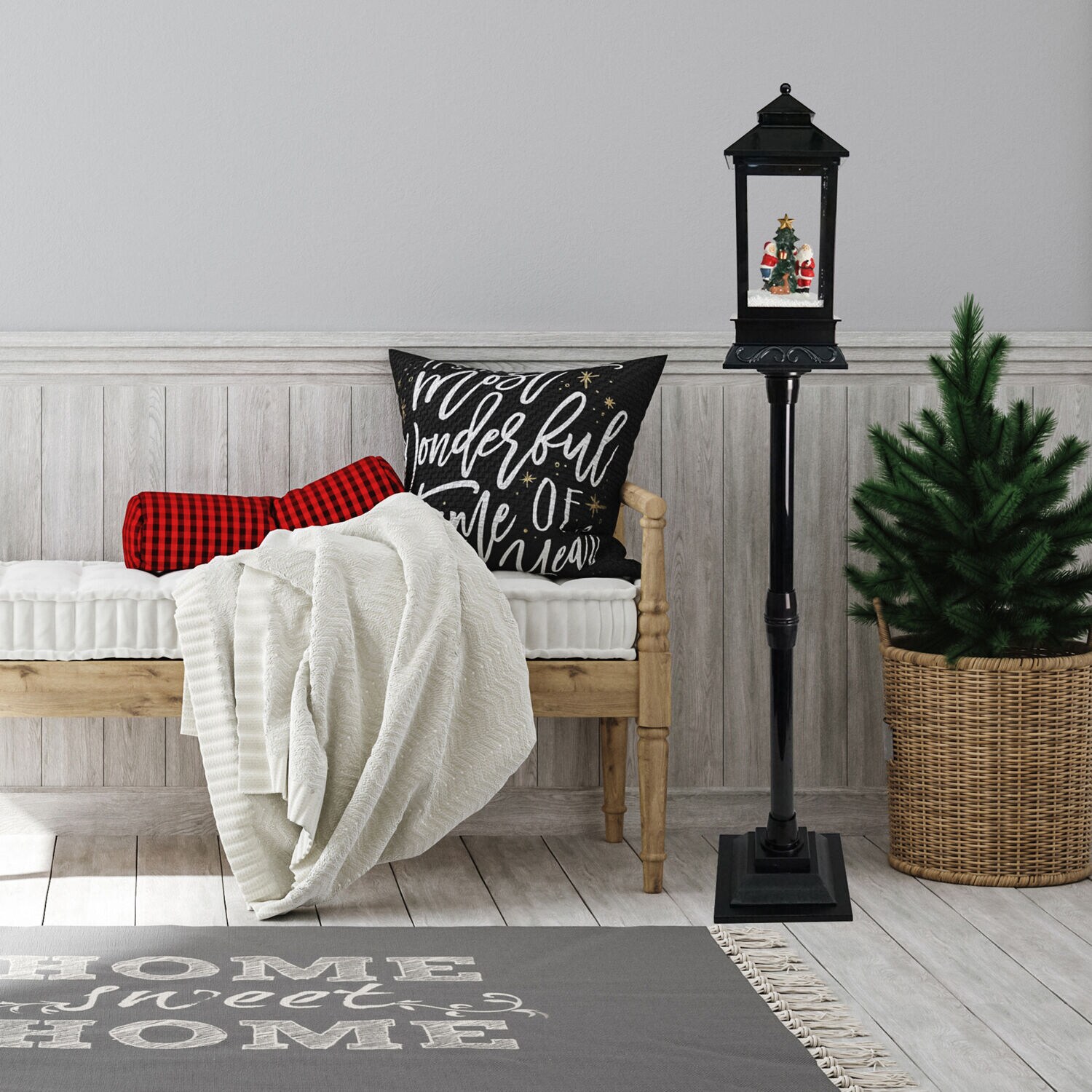 Fraser Hill Farm FHSL049A-BLK1 Table-Christmas-Decorations - View #11