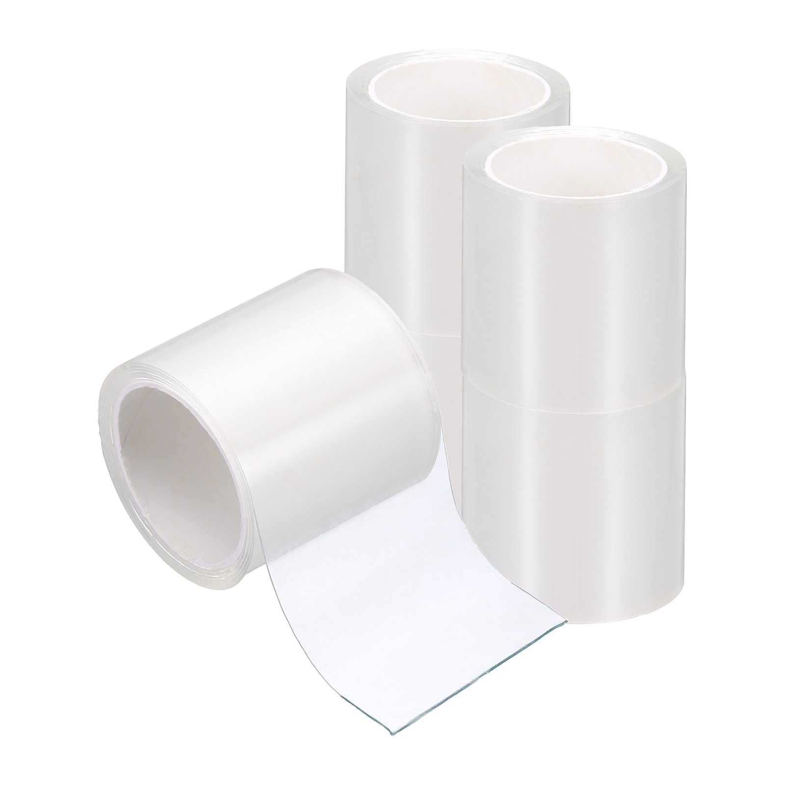 PATIKIL Nano Tape 1 x 118 Inch 5pcs Double Sided Nano Bubble Tape Adhesive DIY Arts Crafts Ball Maker for Arts DIY Crafts Birthday Parties Home Play Transparent