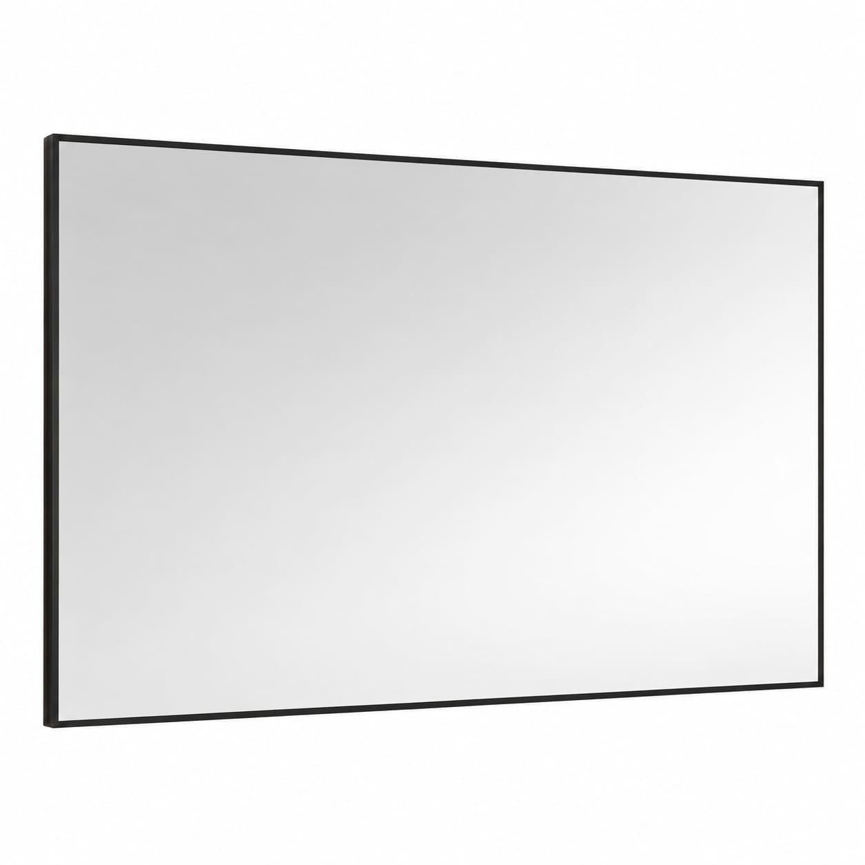 Aoibox 48 x 30 Inch Black and Gold Metal Framed Rectangular Bathroom Vanity Mirror for Wall Mounting Over a Sink #LAB9ZUQT