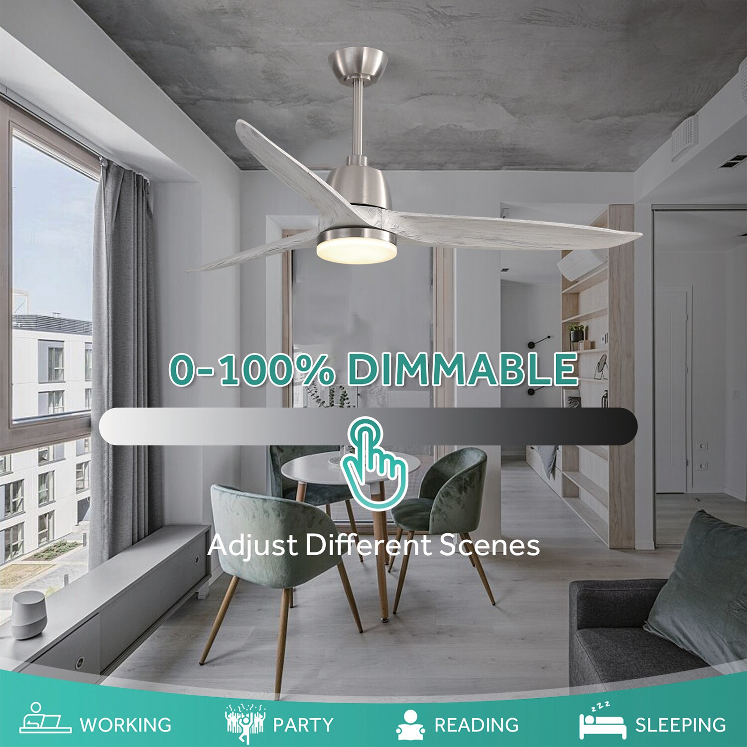 Maincraft 56K001-SL Ceiling-Fans - View #7