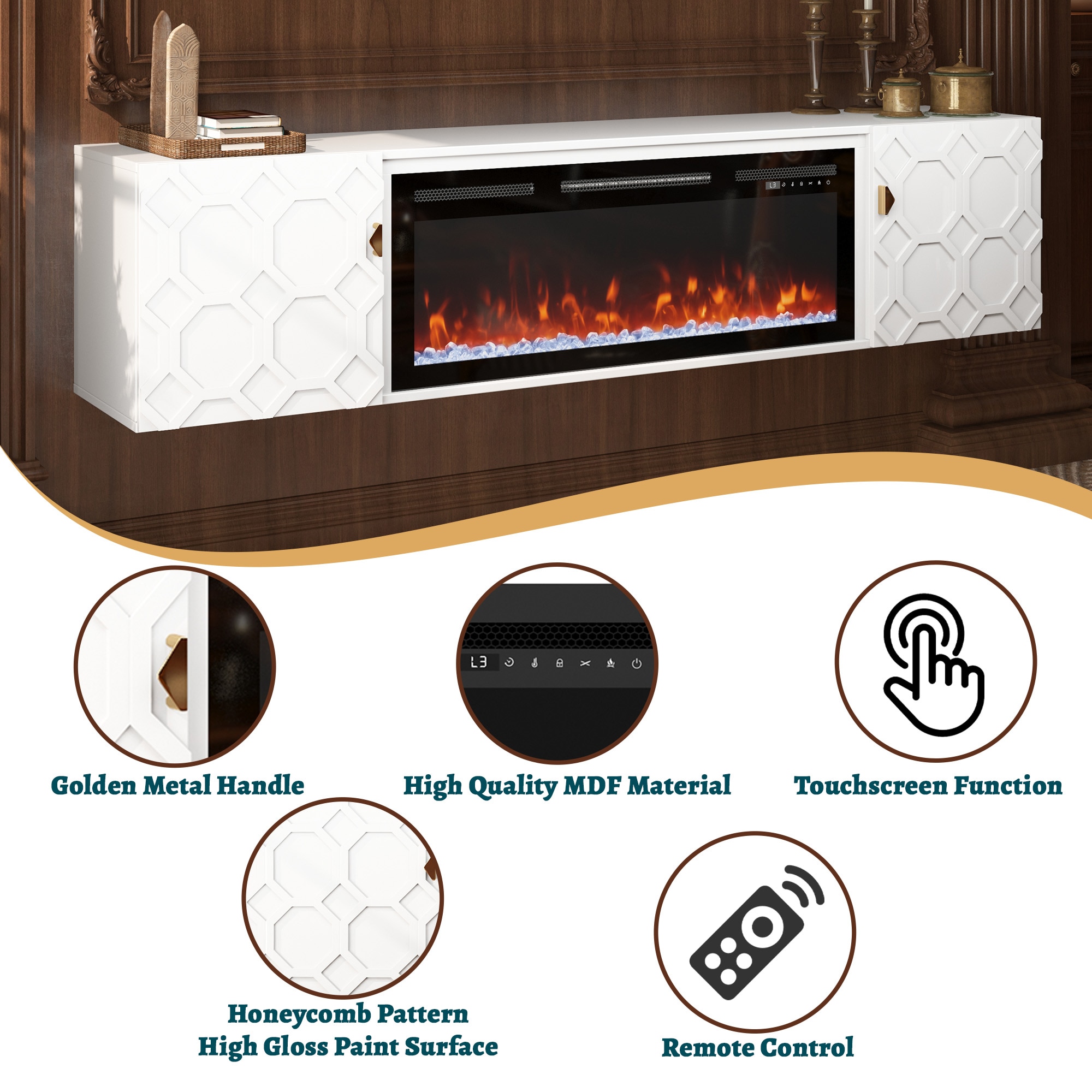 Mondawe MO-YL87714 Electric-Fireplaces - View #10