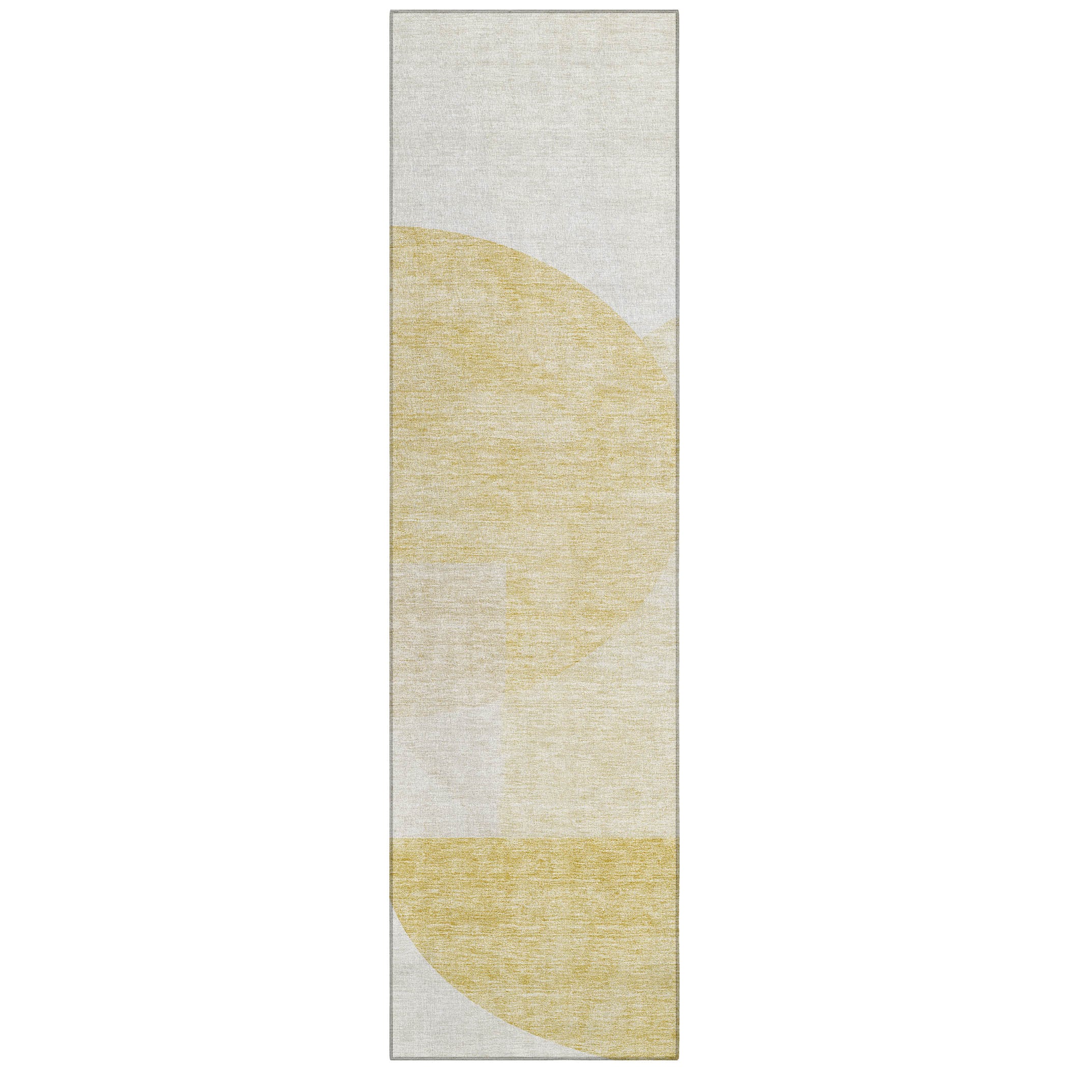 Addison Rugs ACN678GO2X8 Chantille ACN678GO 7 x 7 (ft) Polyester Gold Rectangular Indoor/Outdoor Geometric Machine washable Runner rug