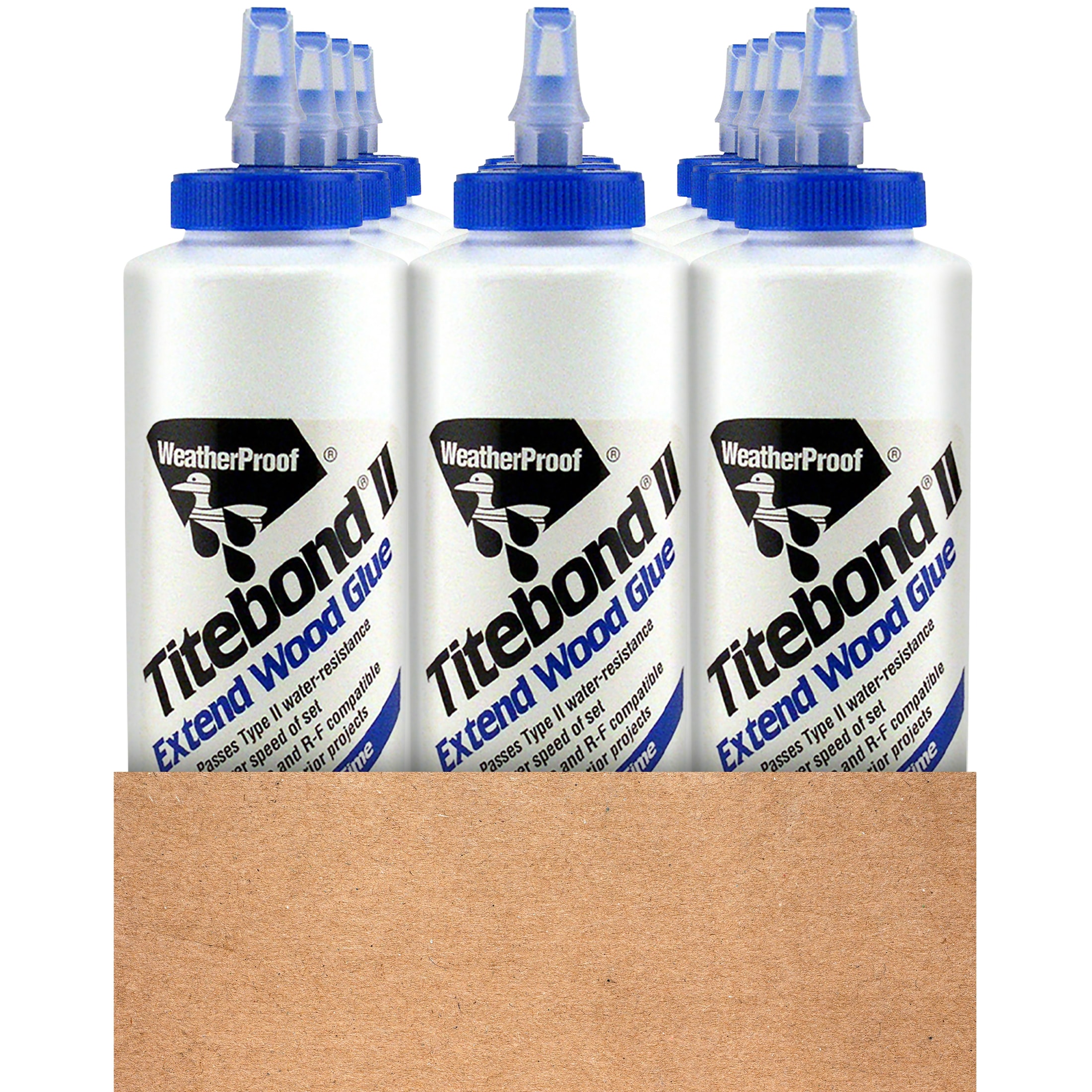 Titebond 4134CP II Extend Wood Glue Off-white Interior/Exterior Wood Adhesive (Actual Net Contents: 16-fl oz )