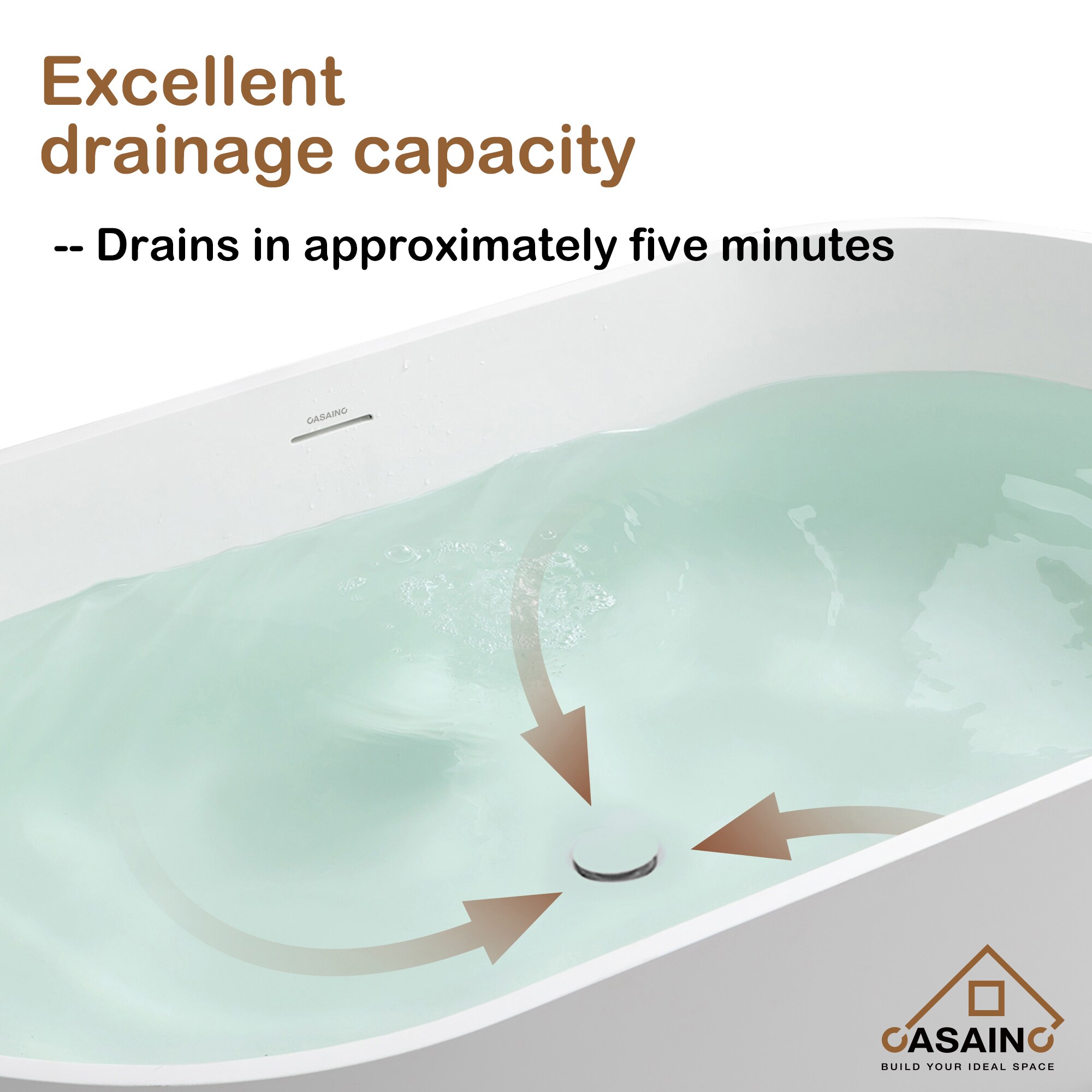 CASAINC CA-TC-8319 bathtubs - View #8