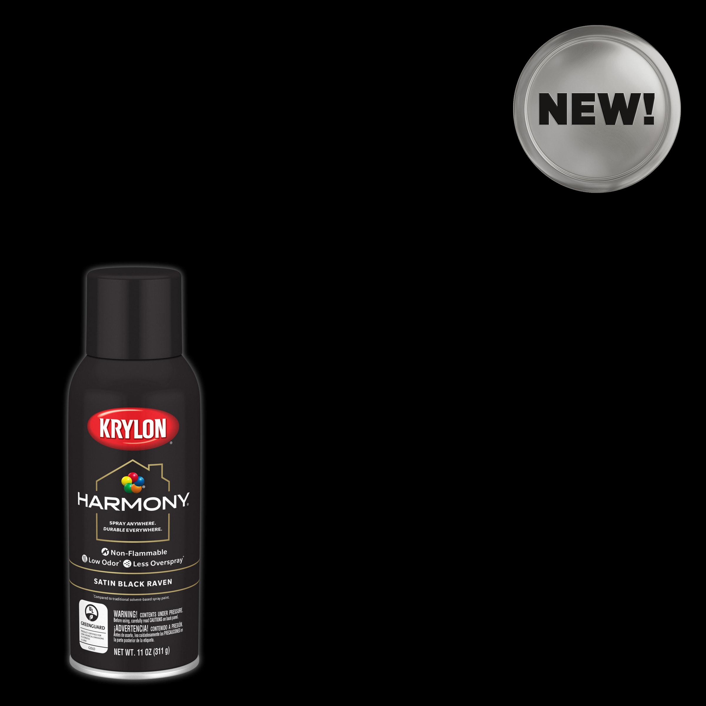 Krylon Harmony Satin Great Lakes Water-based Spray paint ( NET WT. 11-oz )