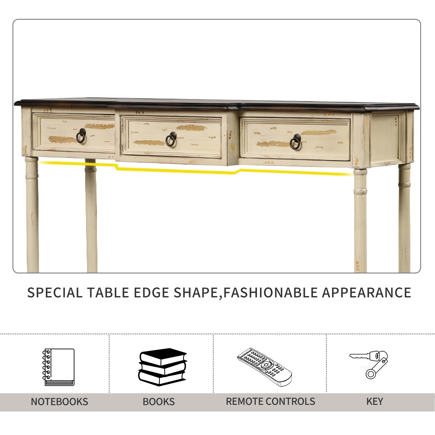 Mondawe OR-W9574D-TR Console-Sofa-Tables - View #10