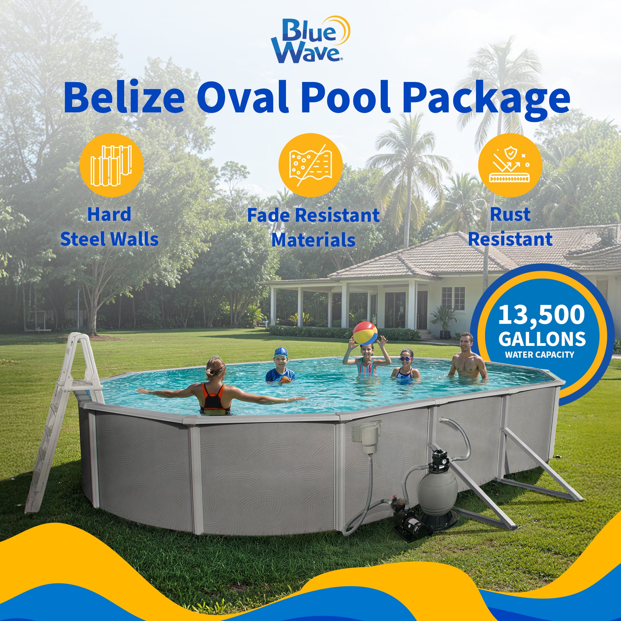 Blue Wave NB3046 Above-Ground-Pools - View #2