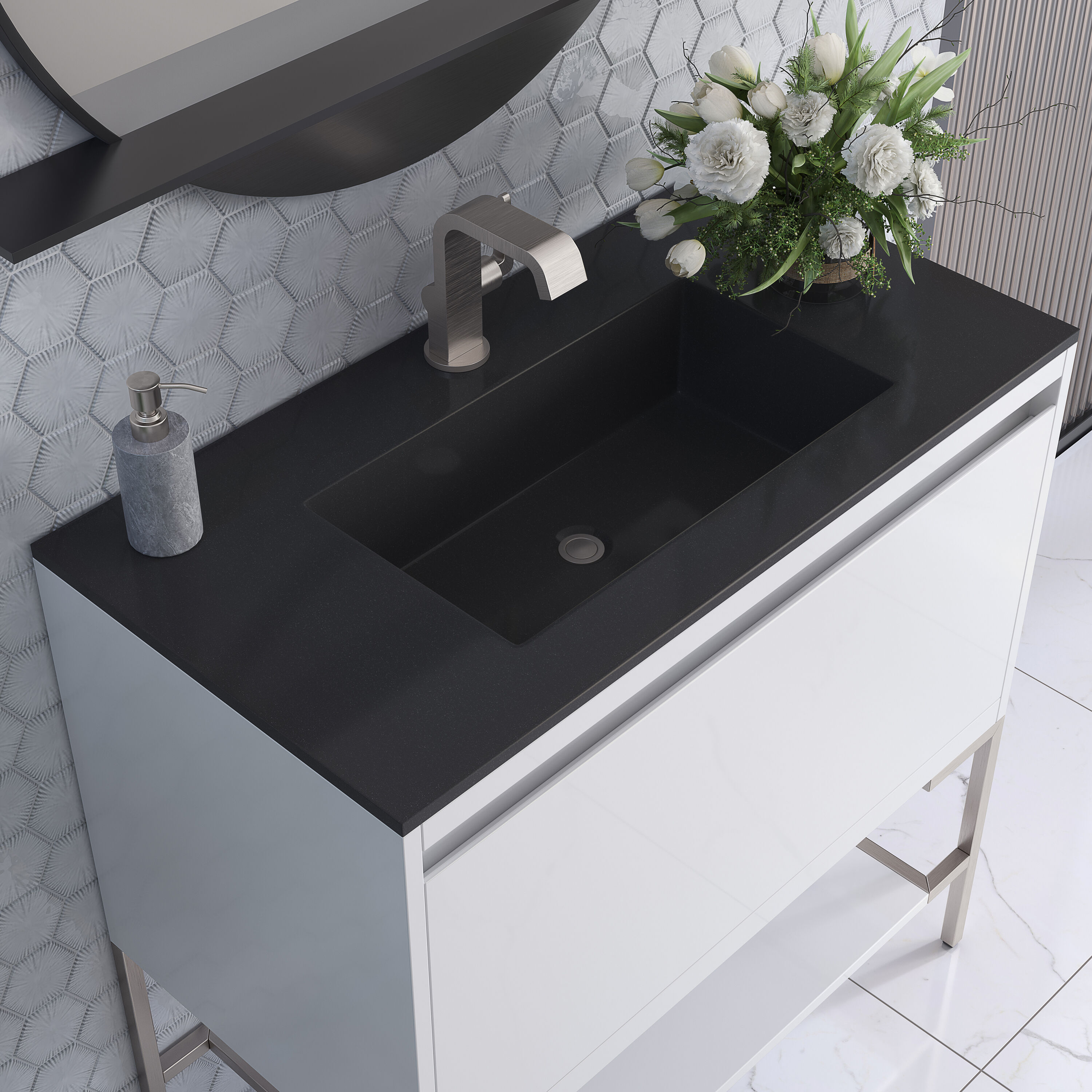James Martin Vanities 805-V35.4-GW-BN-CH Bath-Vanity-Combo - View #4