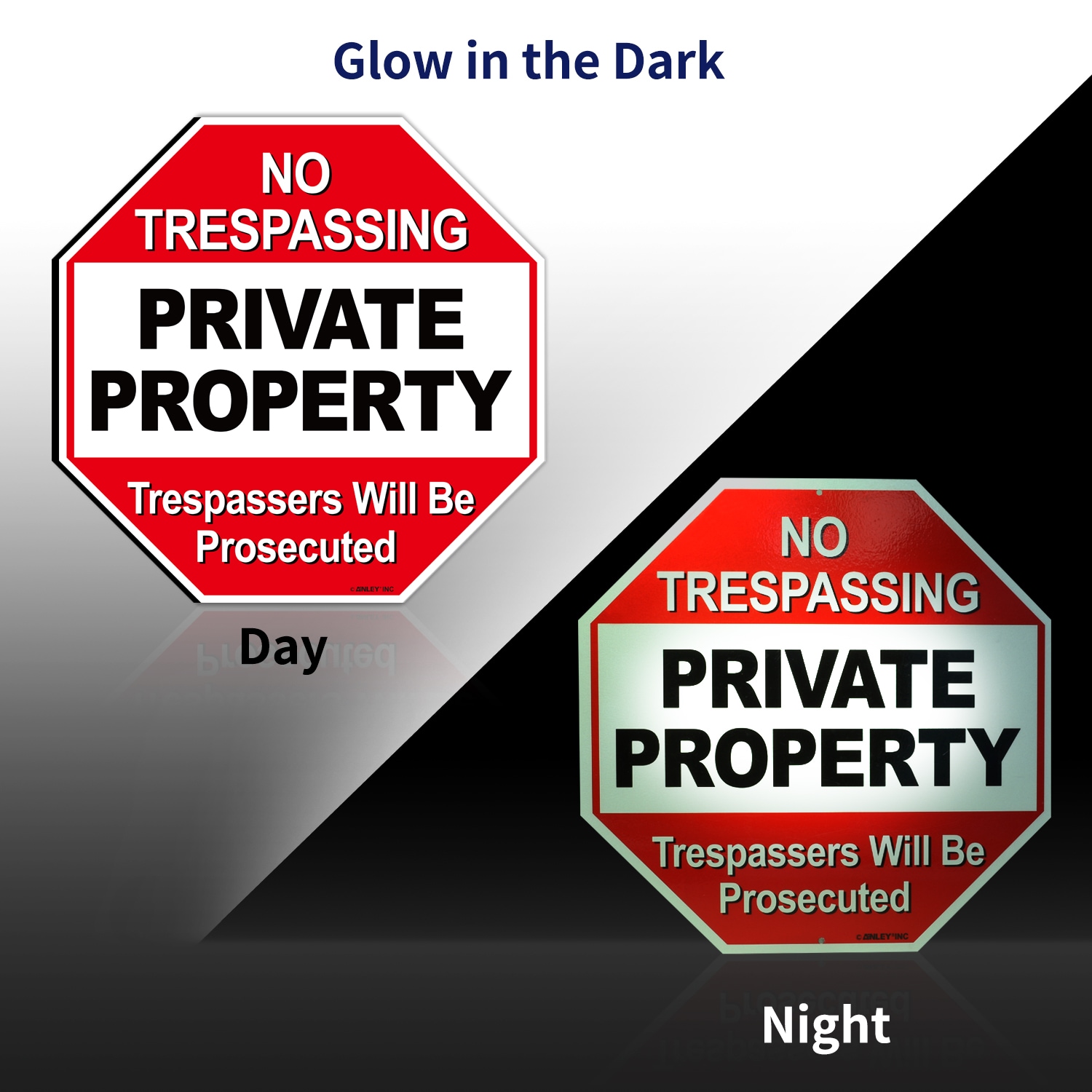Anley A.PRIVATEPROPERTY signs - View #5