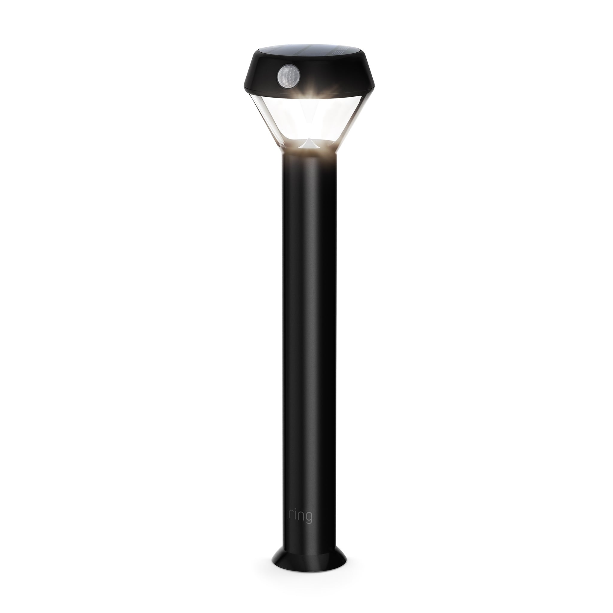 Ring 5AT1S6-BEN0 Smart Lighting - Solar Powered-Motion Activated LED Security Path Light with 80 Lumens - Black