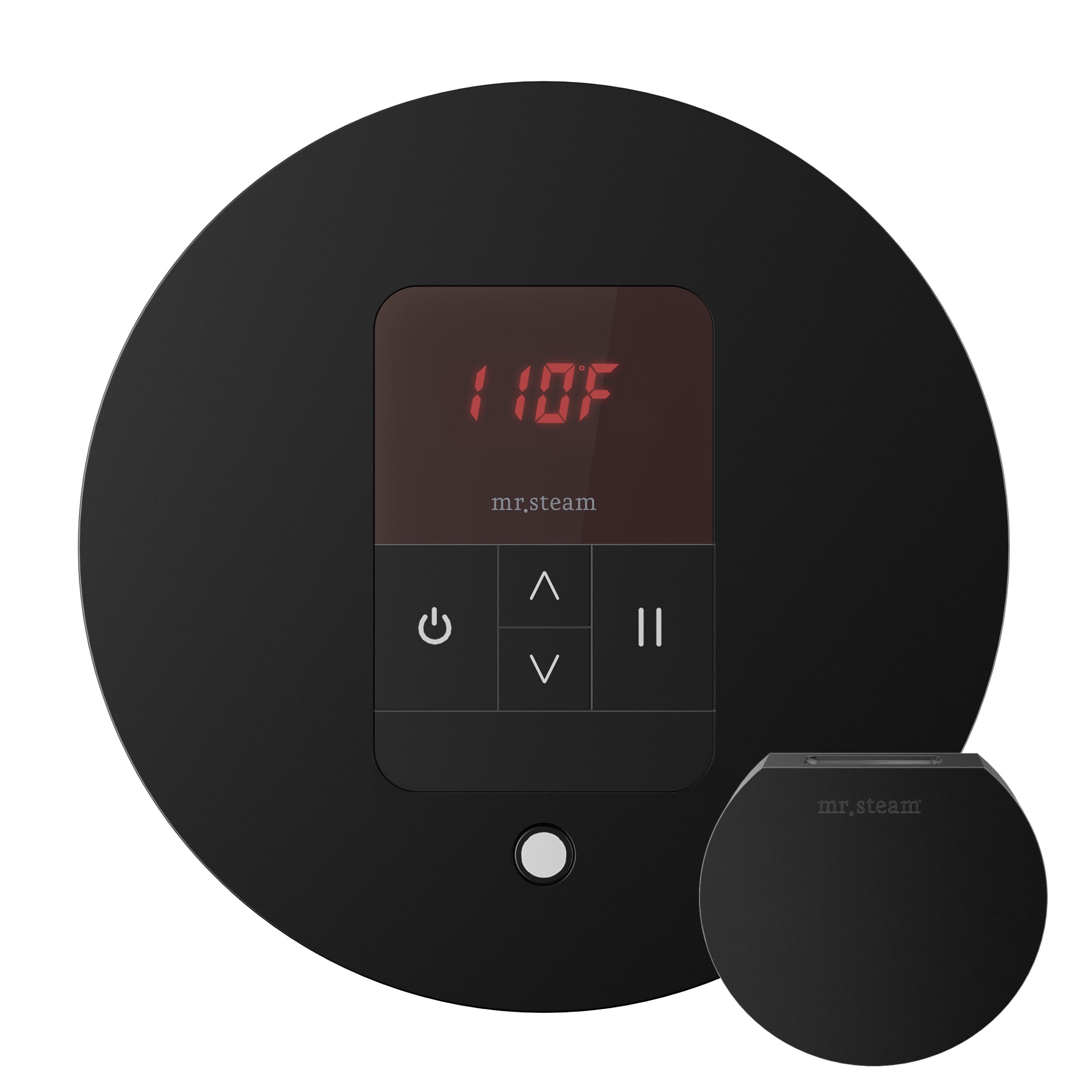 Mr. Steam 120Watt Matte Black Steam Control Unit with 1 Control Panel