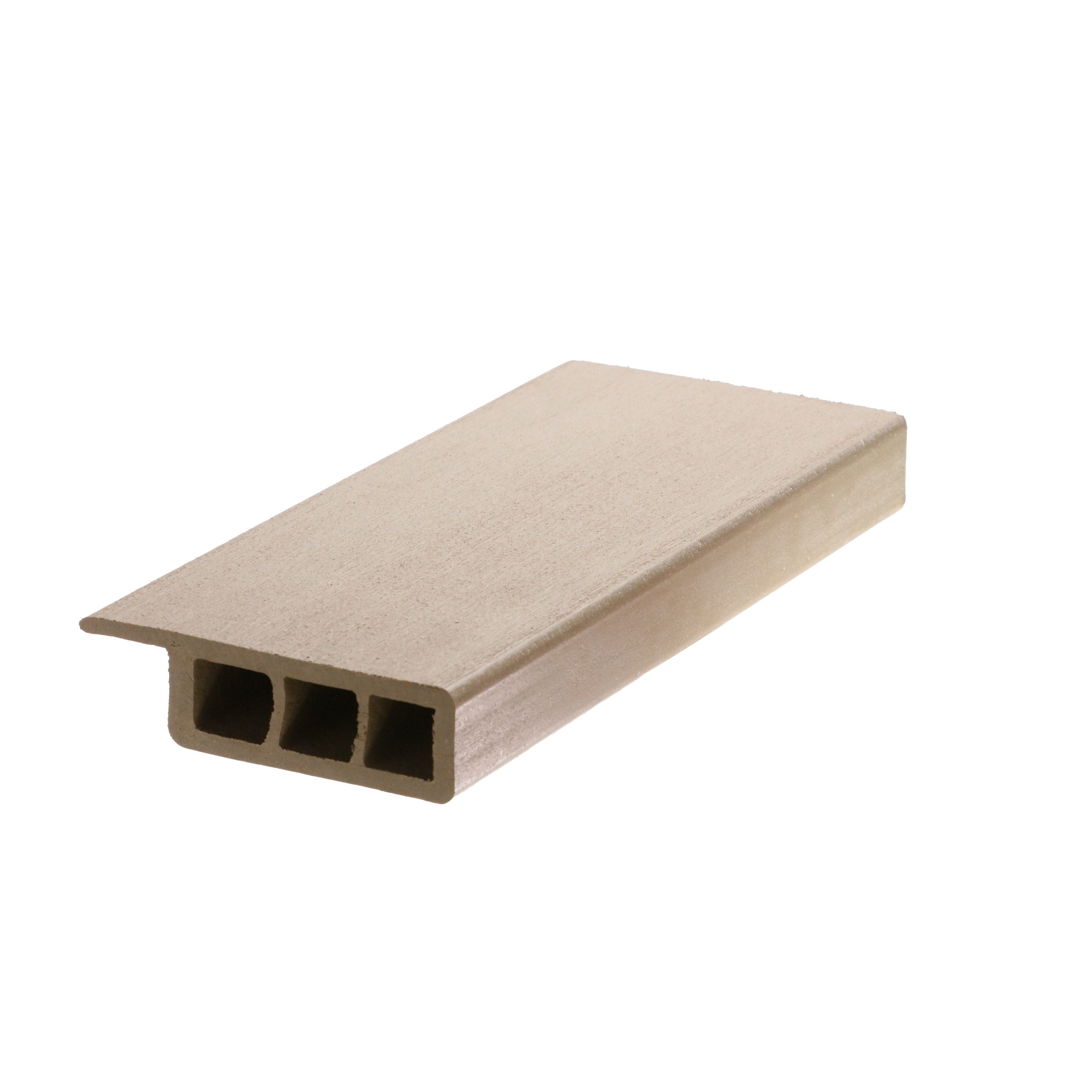 DuxxBak Composite Decking I.Dekk Cool Sand 12-ft Brown Composite Perimeter strip #DX-ID-PERSTRIPCS-144