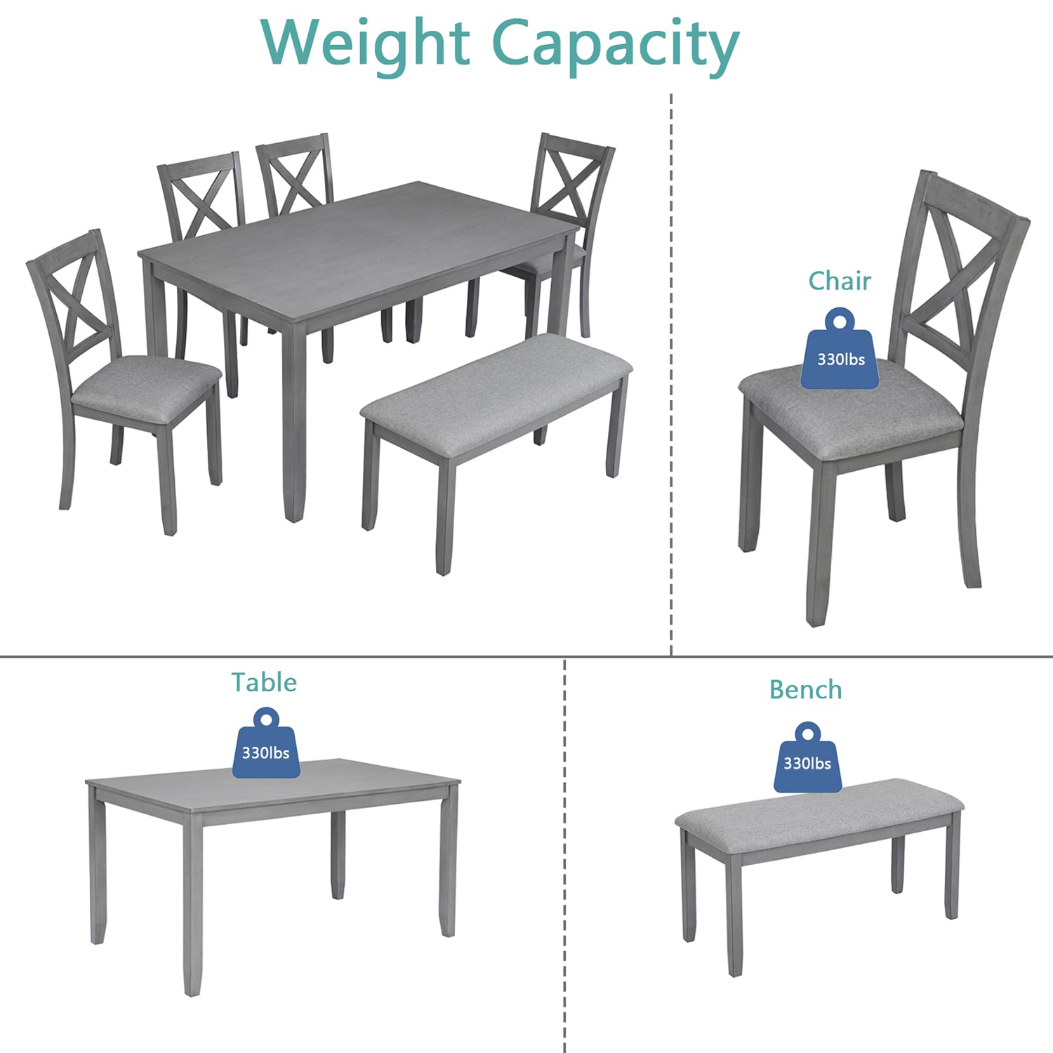GZMR GZ-W1998DS04 Dining-Sets - View #7