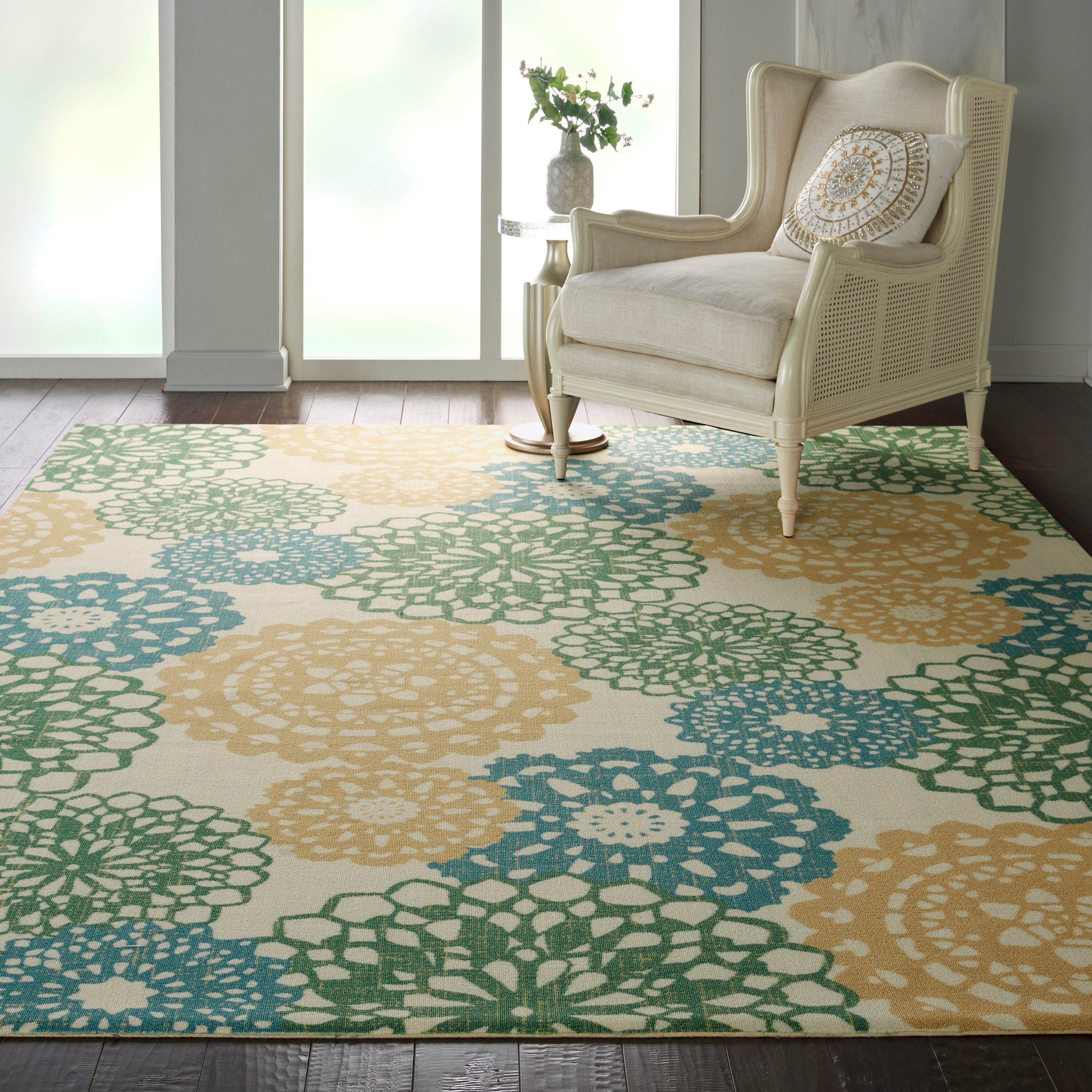 Waverly Sun N' Shade Indoor/Outdoor Poolside 10' x 13' Area Rug