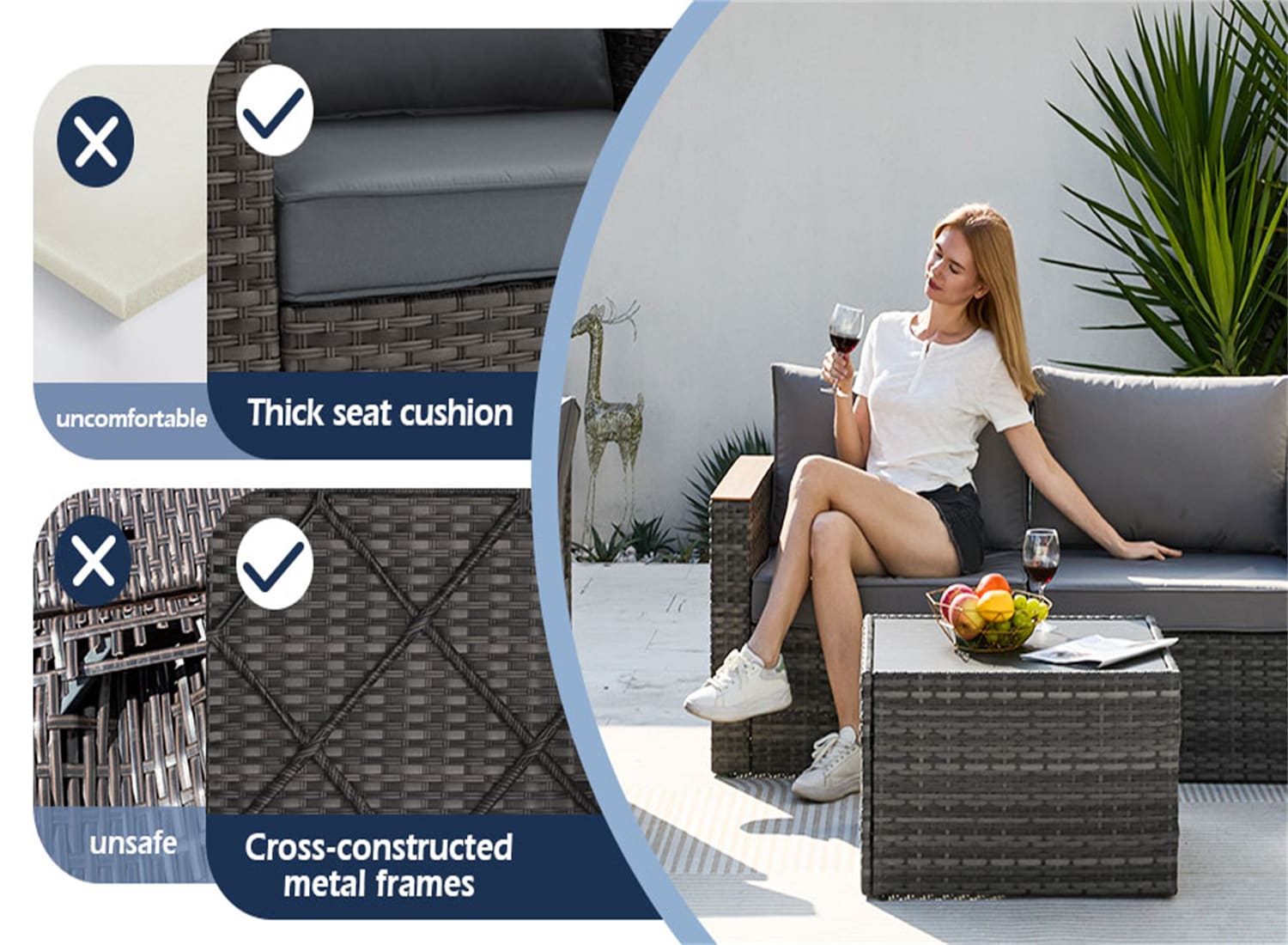 CESICIA JT34A Patio-Conversation-Sets - View #8