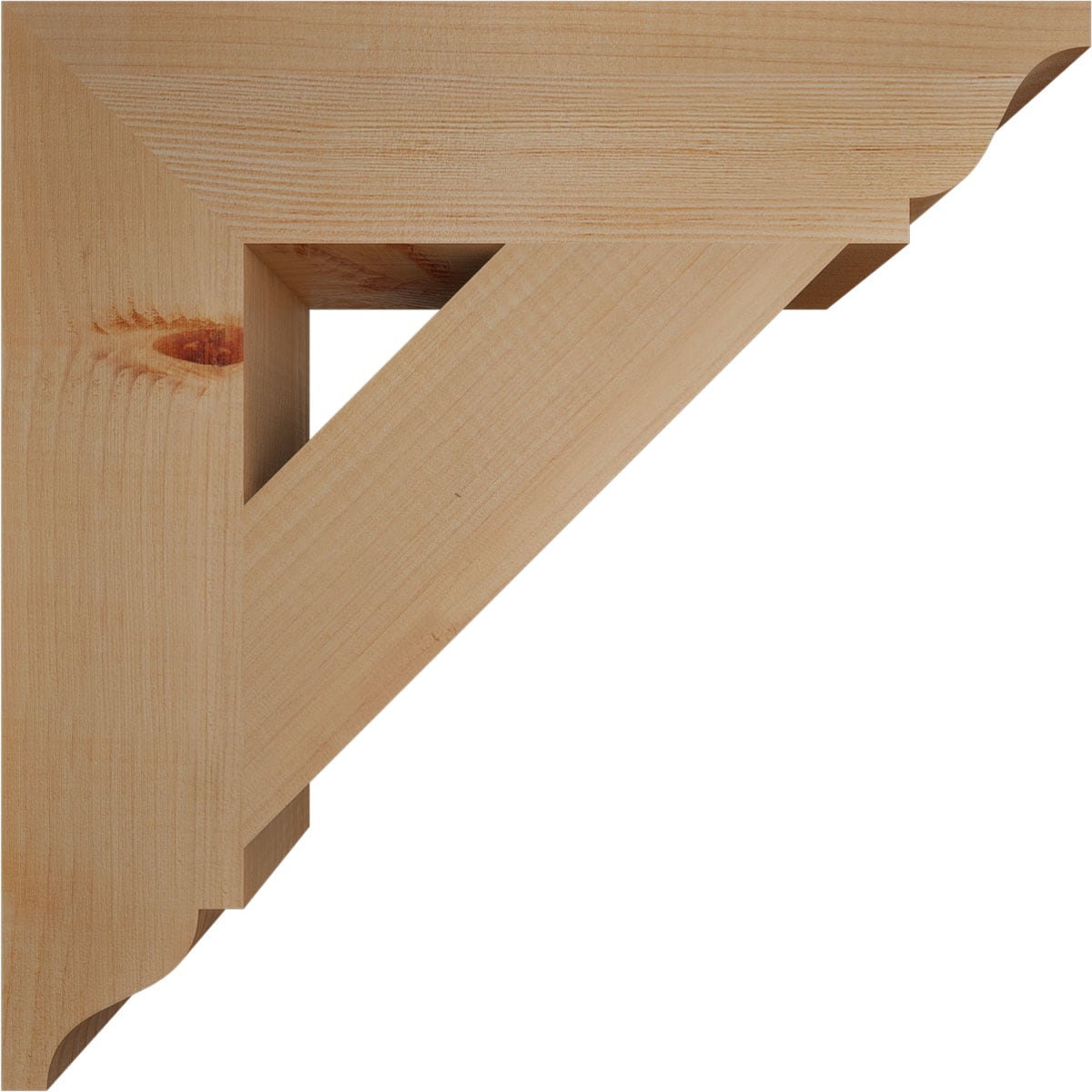 Ekena Millwork BKT04X18X18TRA01SDF Exterior-Brackets-Braces - View #3