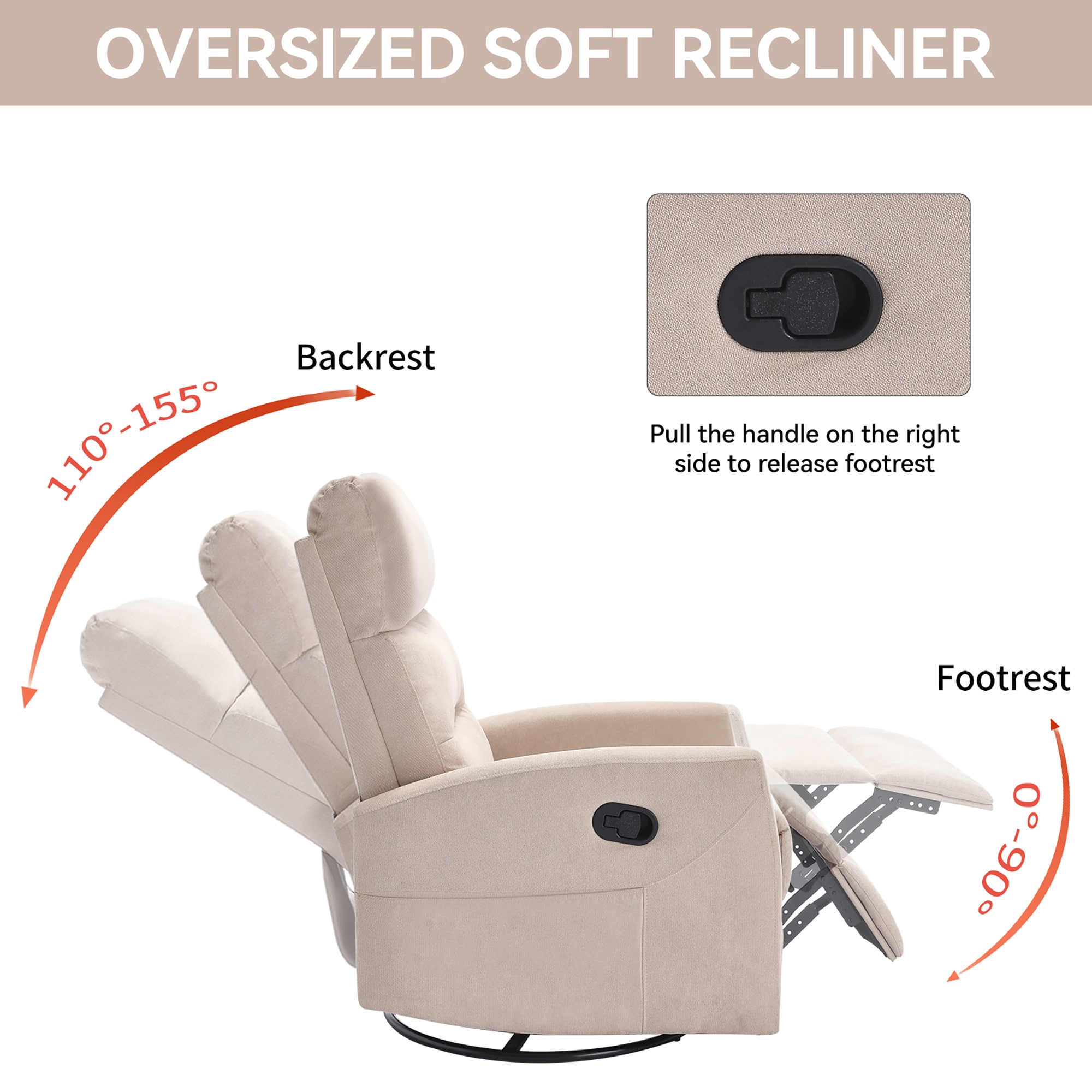 Clihome W50-ZO-9488 recliners - View #6