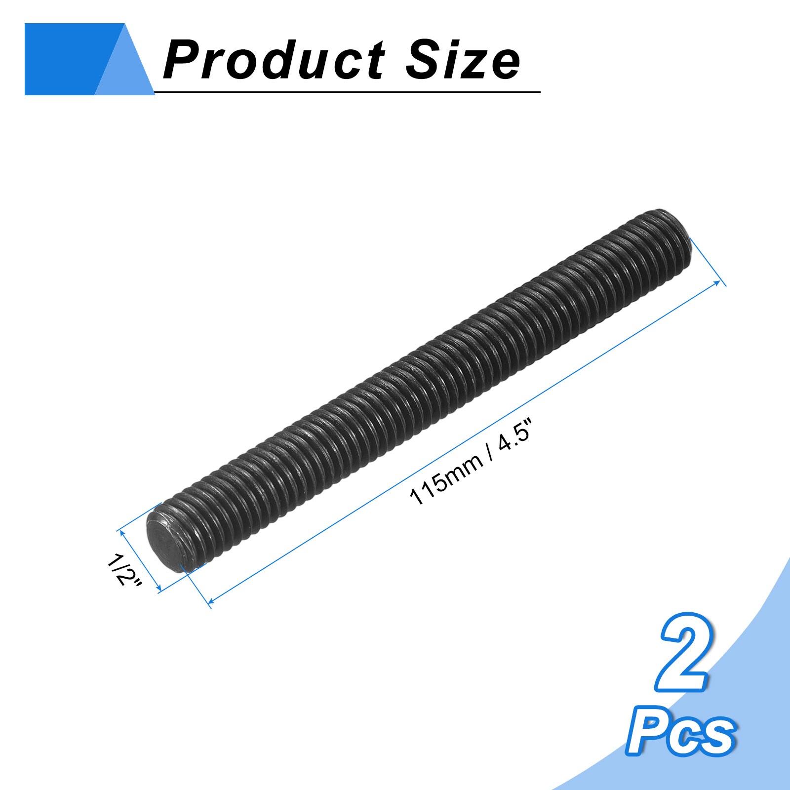 Unique Bargains S26032300UX2729 Threaded-Rod - View #2